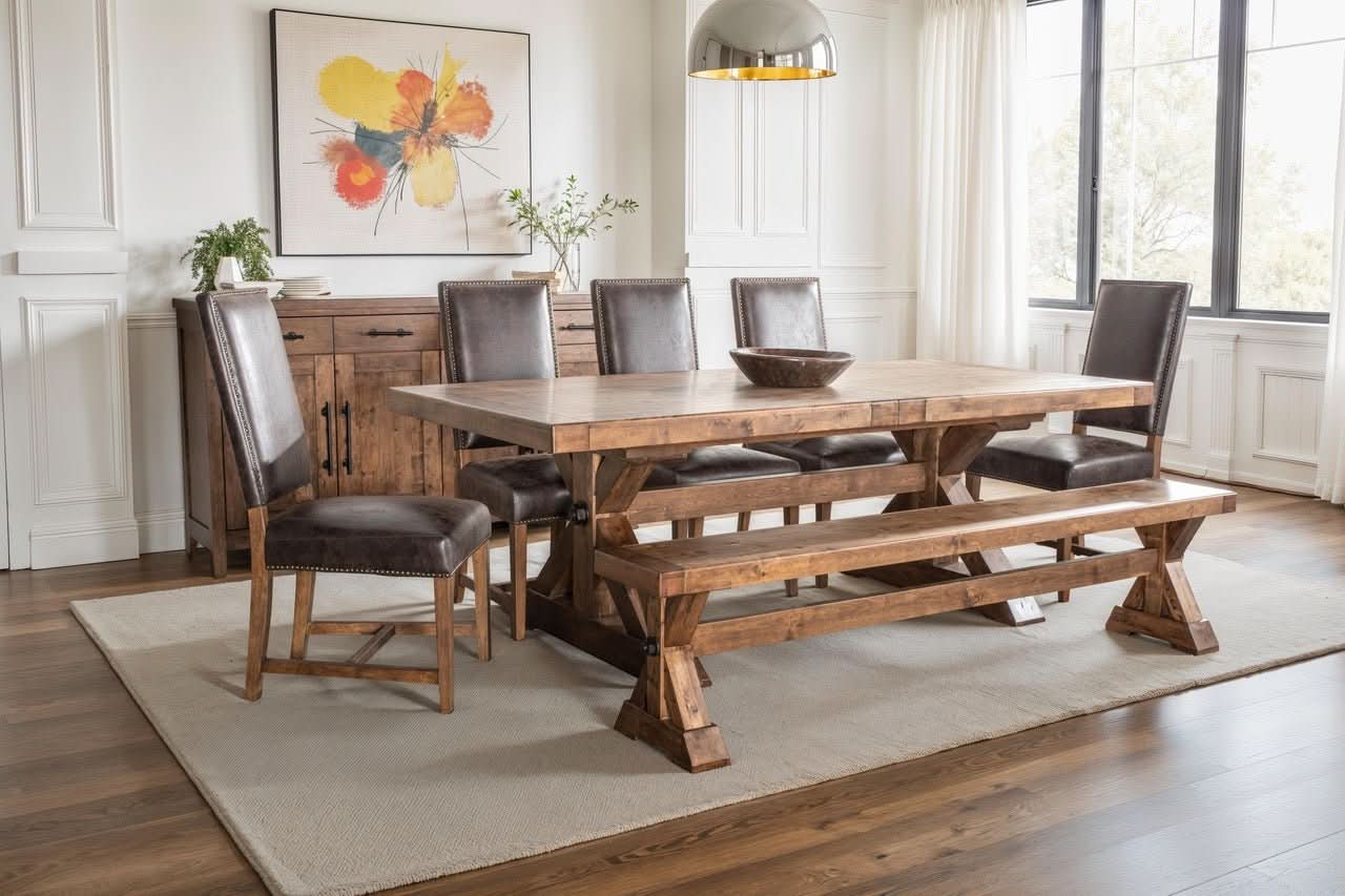 Aspen Birch Wood Extension Dining Table - Image 3