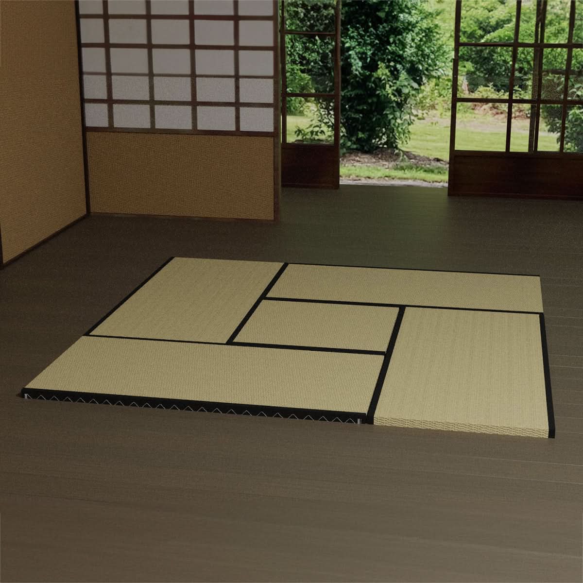 Auspicious 5-Piece Tatami Mat Set - Image 5