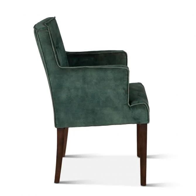 Avery Green Velvet Arm Chair - Image 4