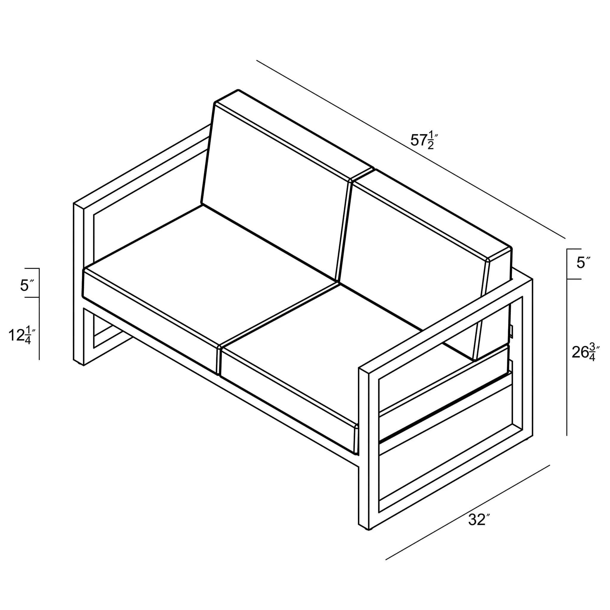Avion Loveseat - Image 12