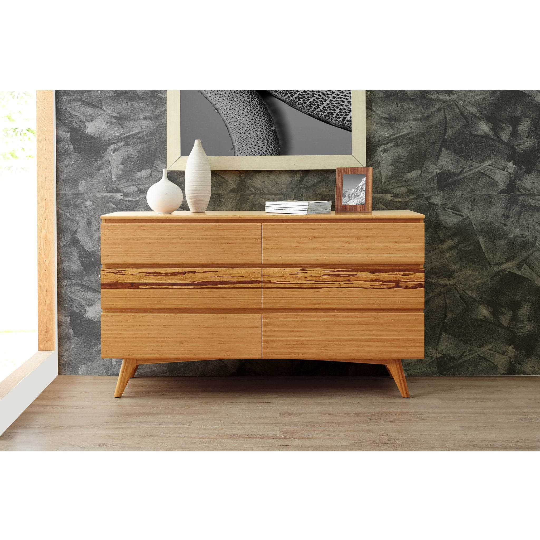 Azara Six Drawer Double Dresser - Image 3