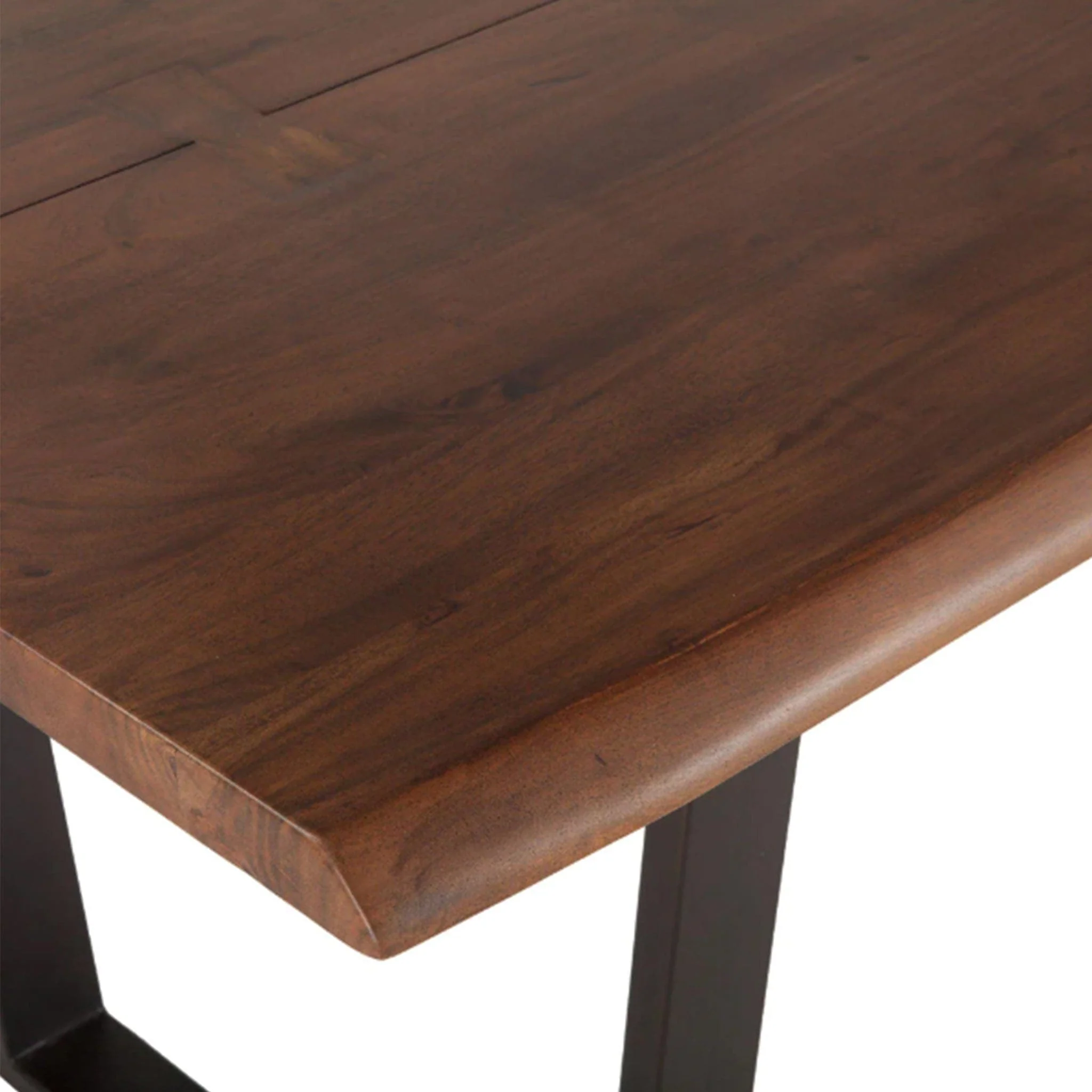 Belfrie Modern Live Edge Dining Table - Image 4
