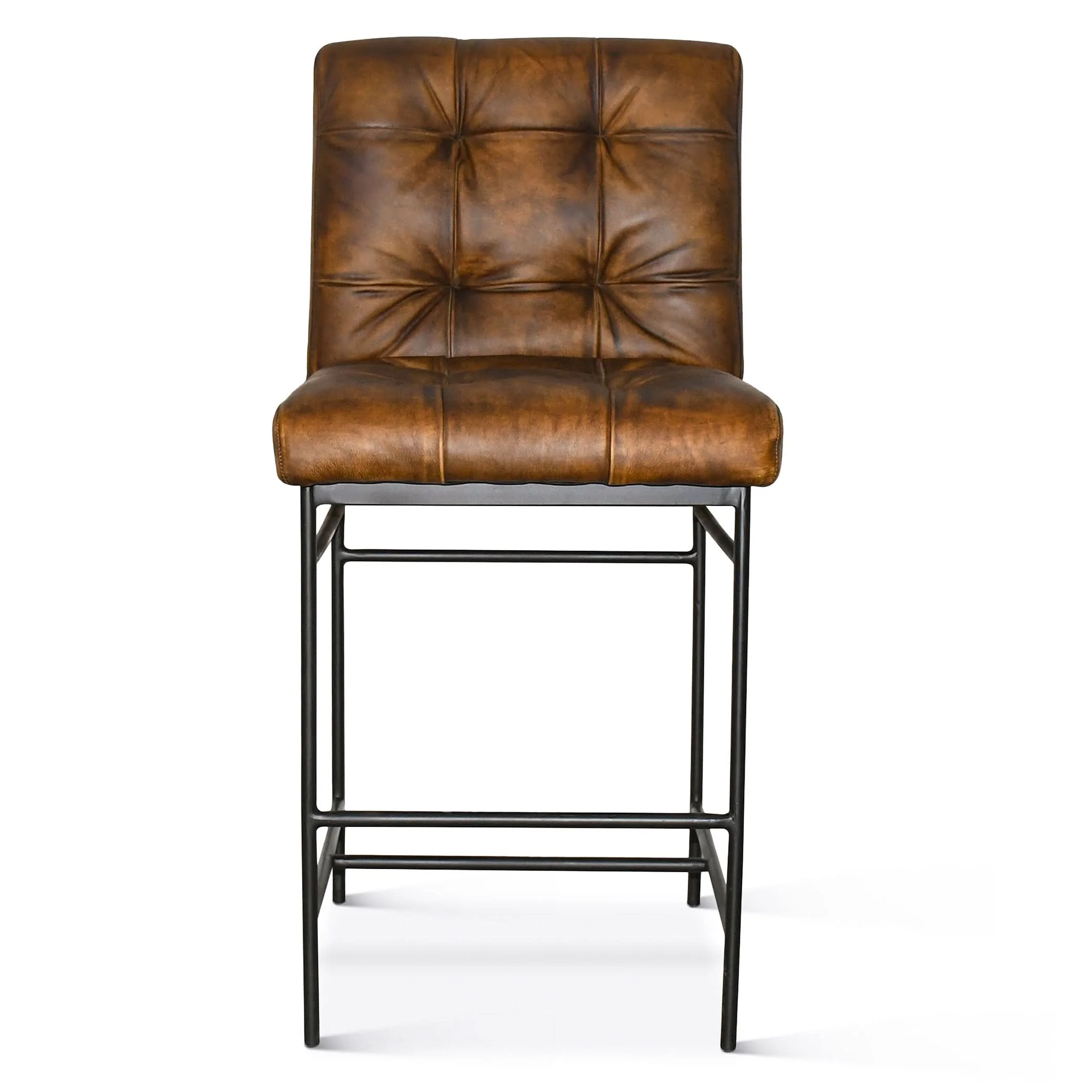 Brisbane Stockton Leather Counter Chair - Image 2