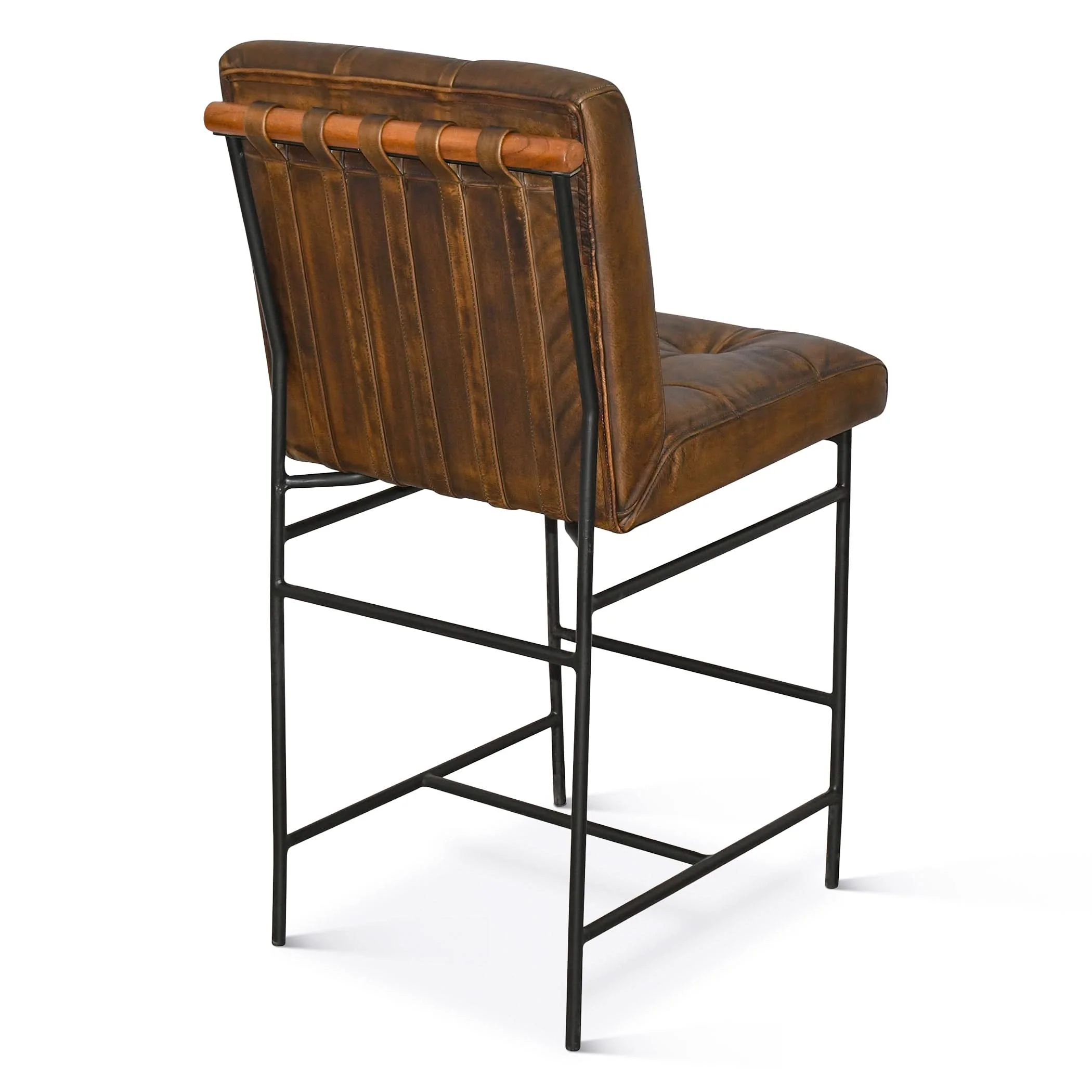 Brisbane Stockton Leather Counter Chair - Image 4