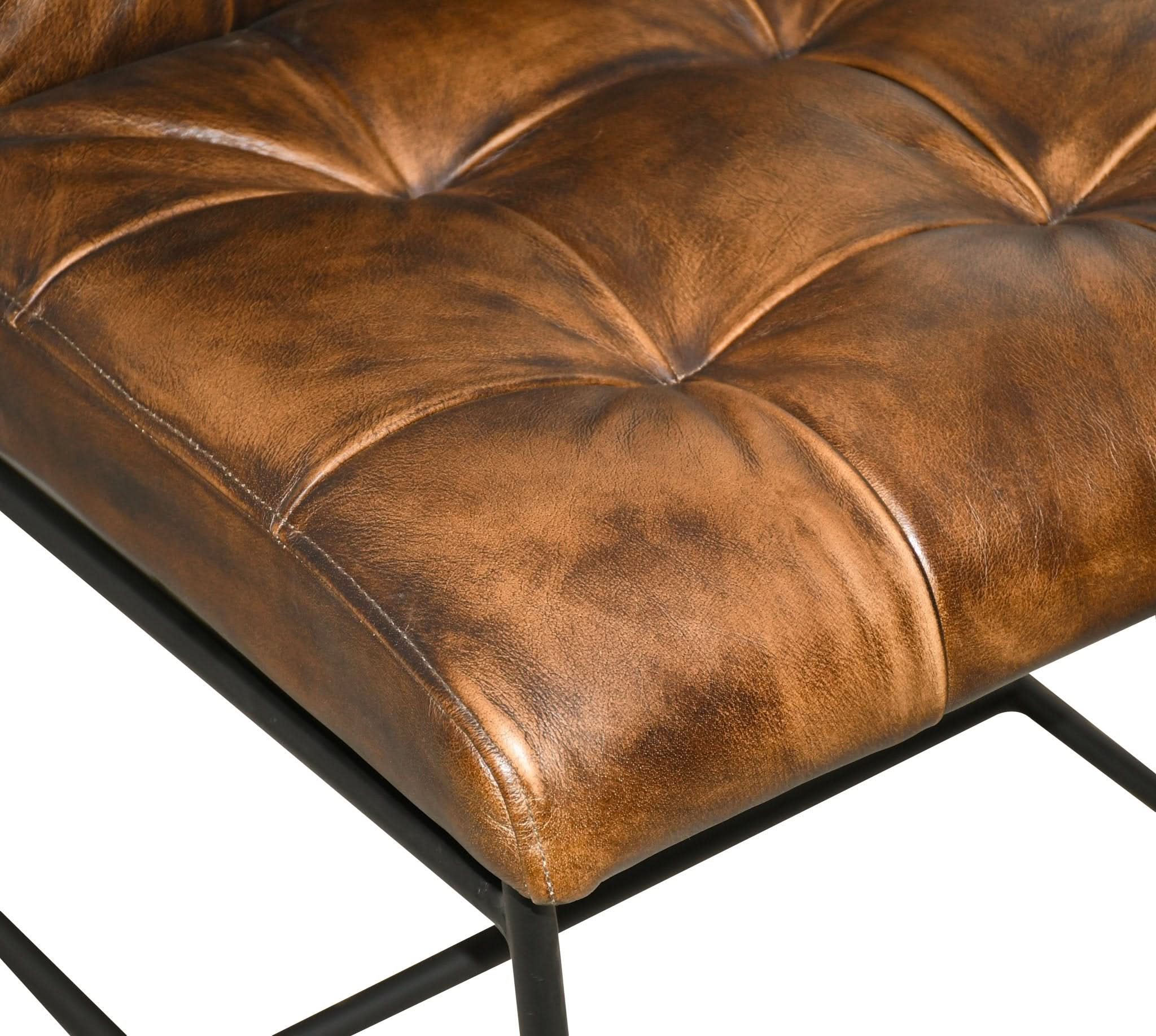 Brisbane Stockton Leather Dining Chair - Image 7