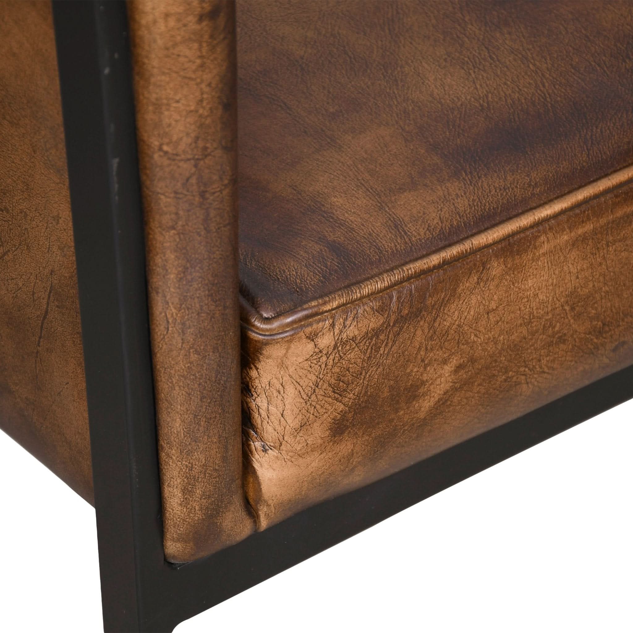 Brisbane Leather Arm Chair - Image 8