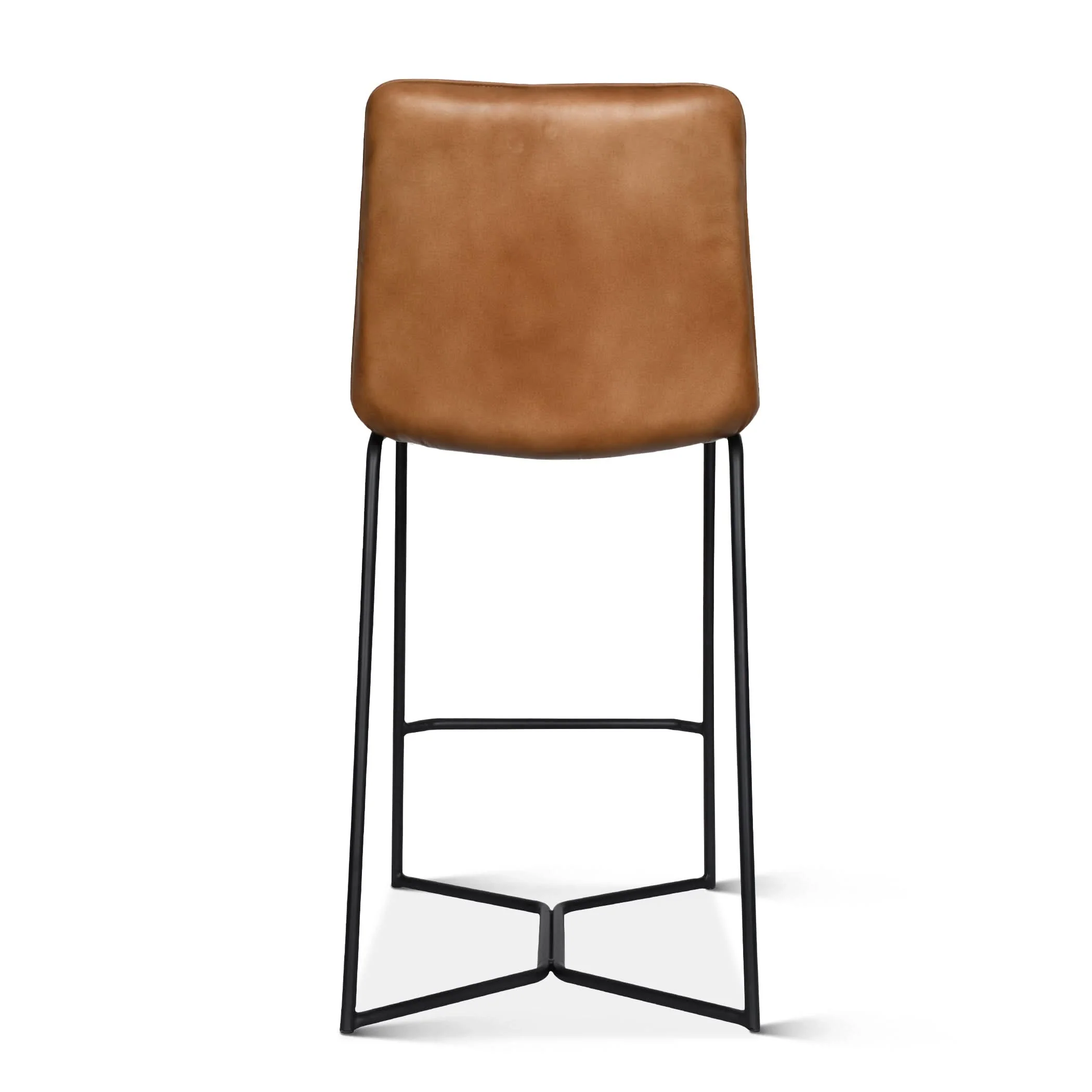 Brisbane Modern Leather Counter Chair - Image 9
