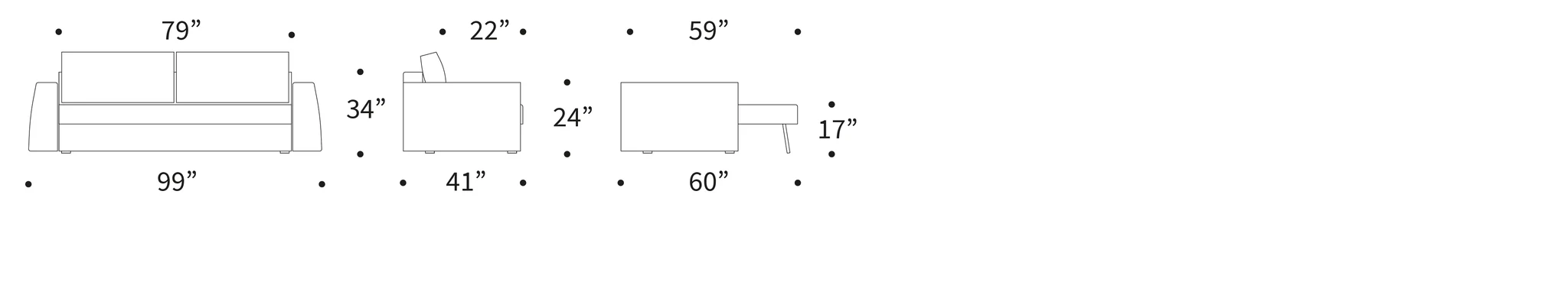 Cone Sofa Bed - Image 26