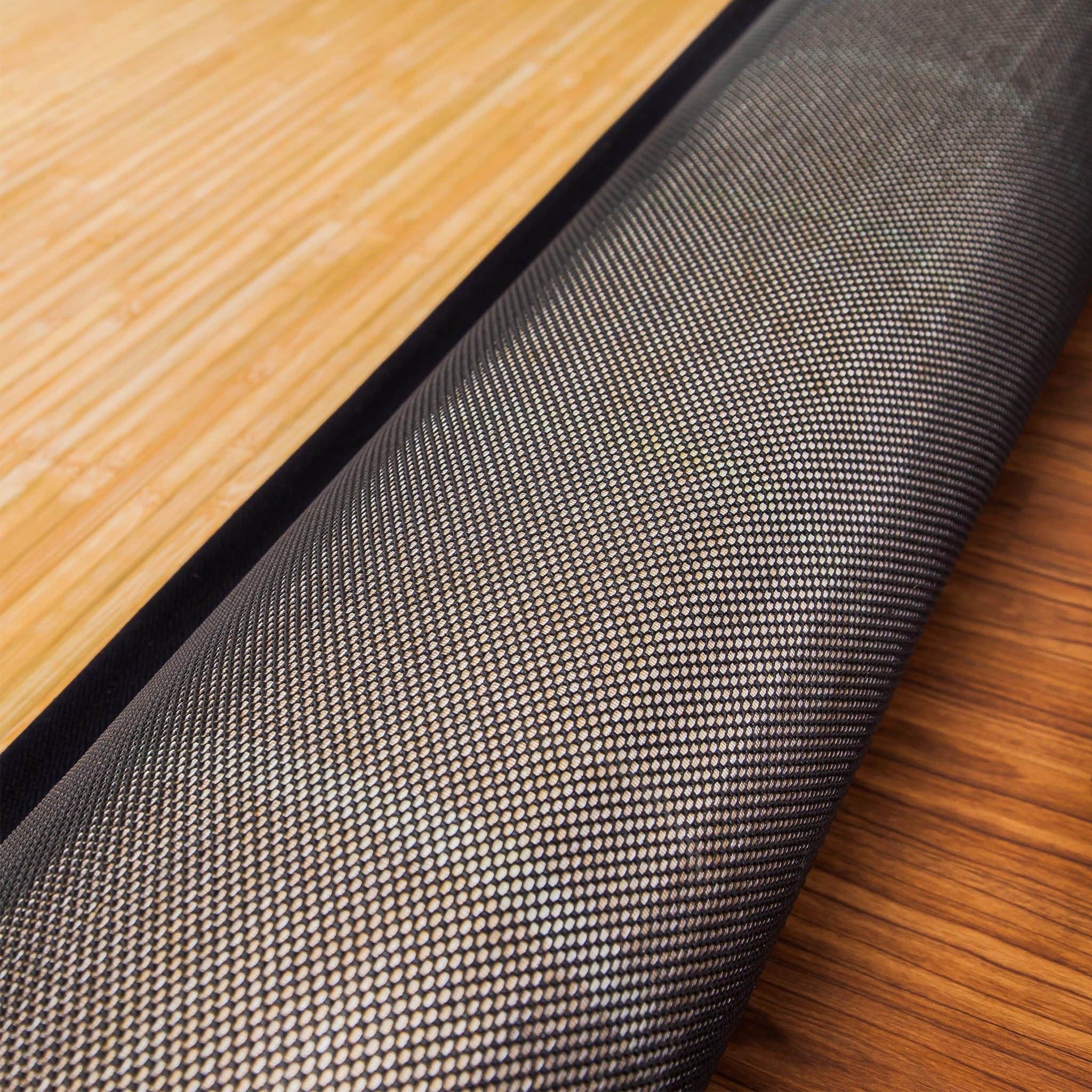 Contemporary Natural Bamboo Rug - Image 5