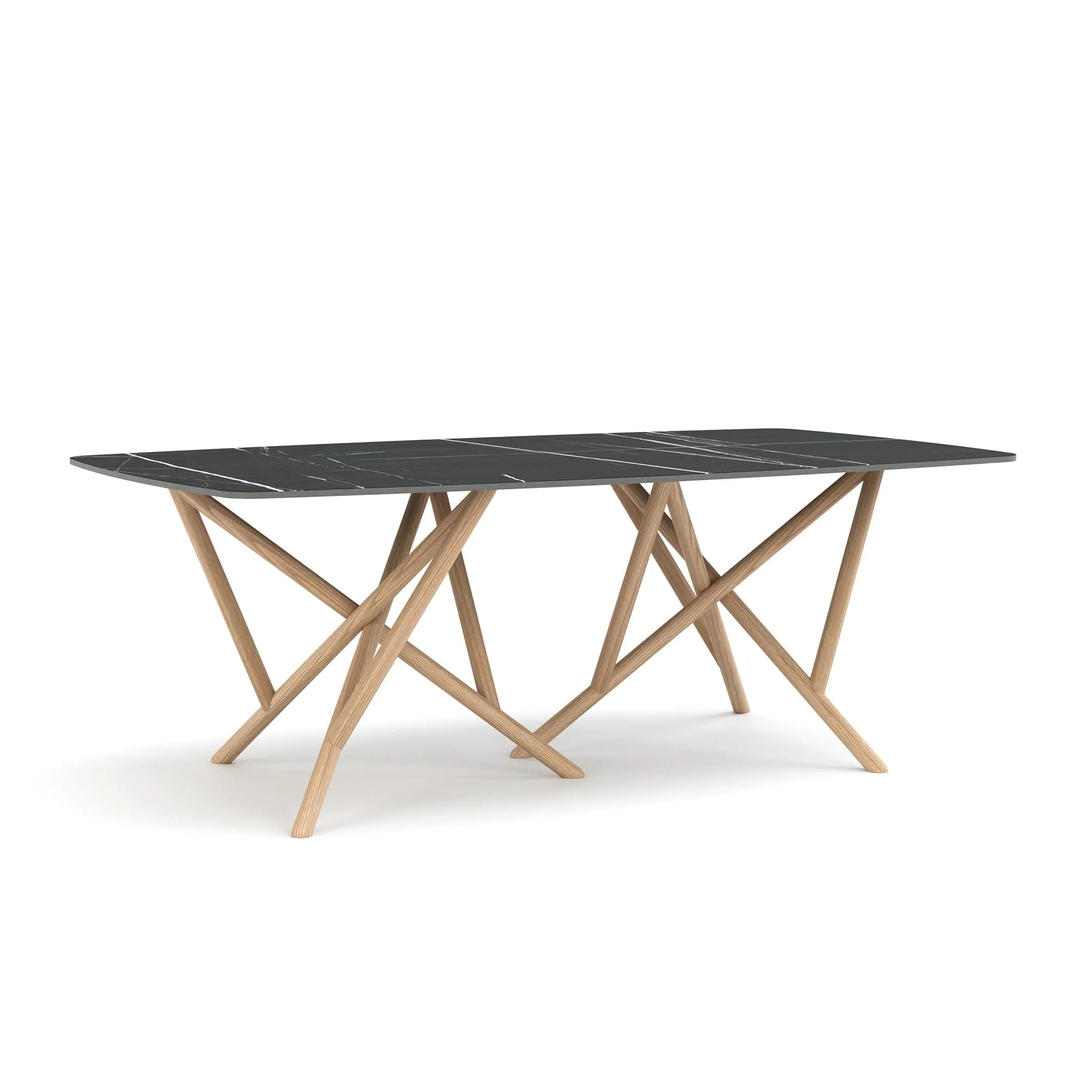 Copeland Baton Sintered Stone Boat Shaped Top Table - Image 13