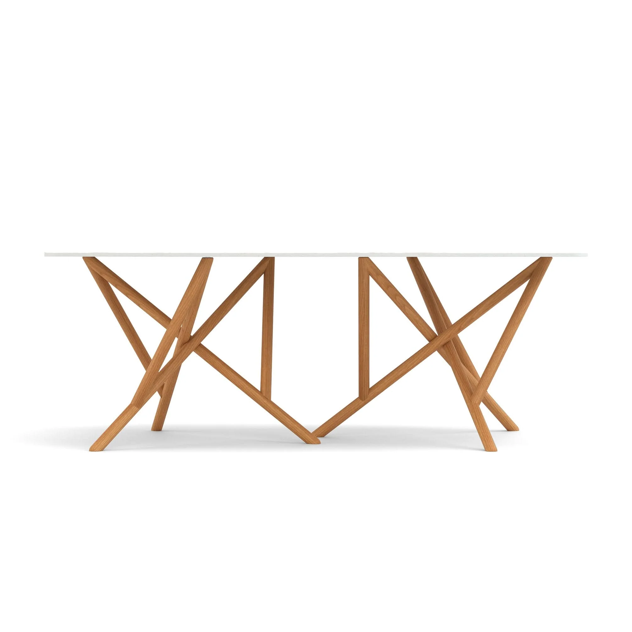 Copeland Baton Sintered Stone Boat Shaped Top Table - Image 16