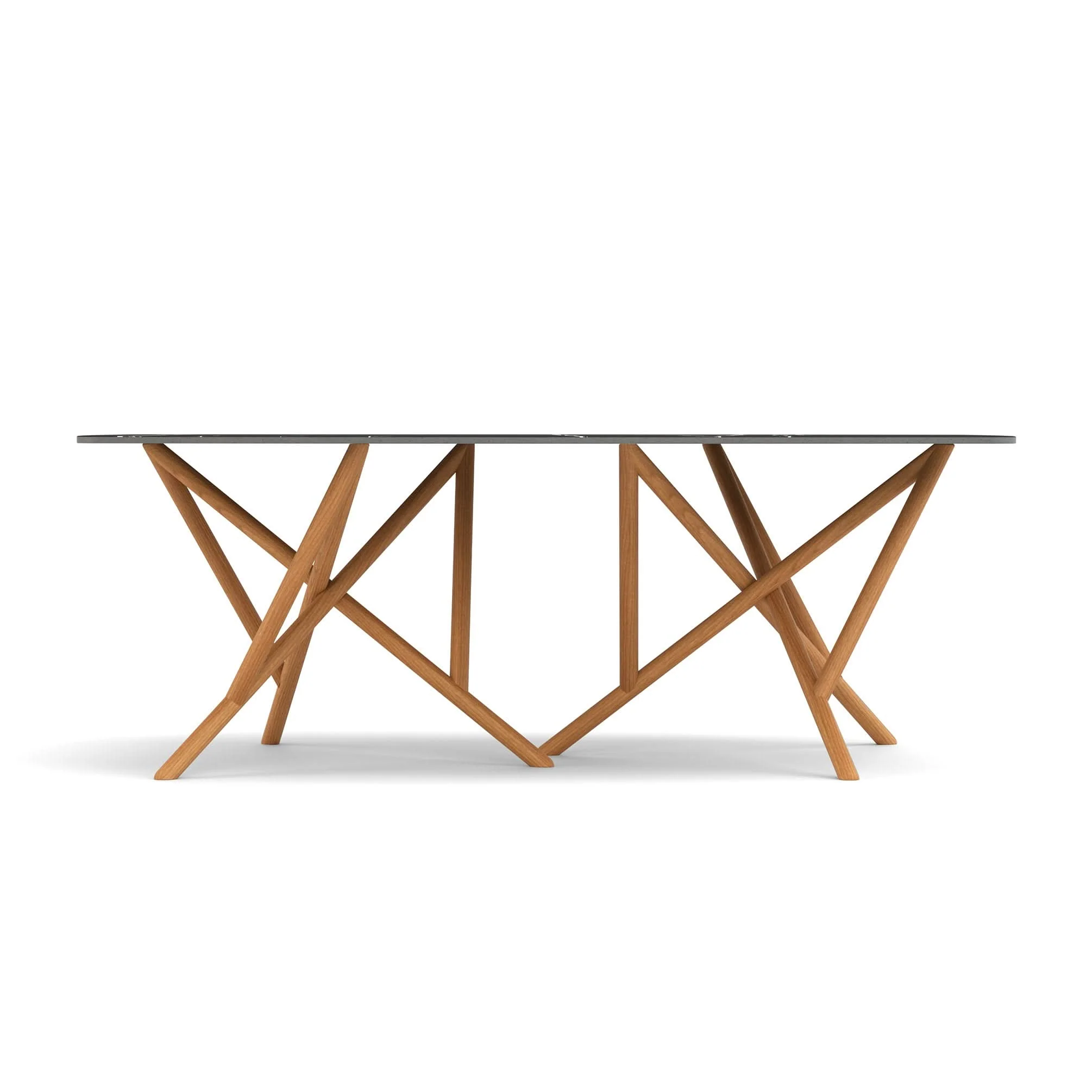 Copeland Baton Sintered Stone Boat Shaped Top Table - Image 17
