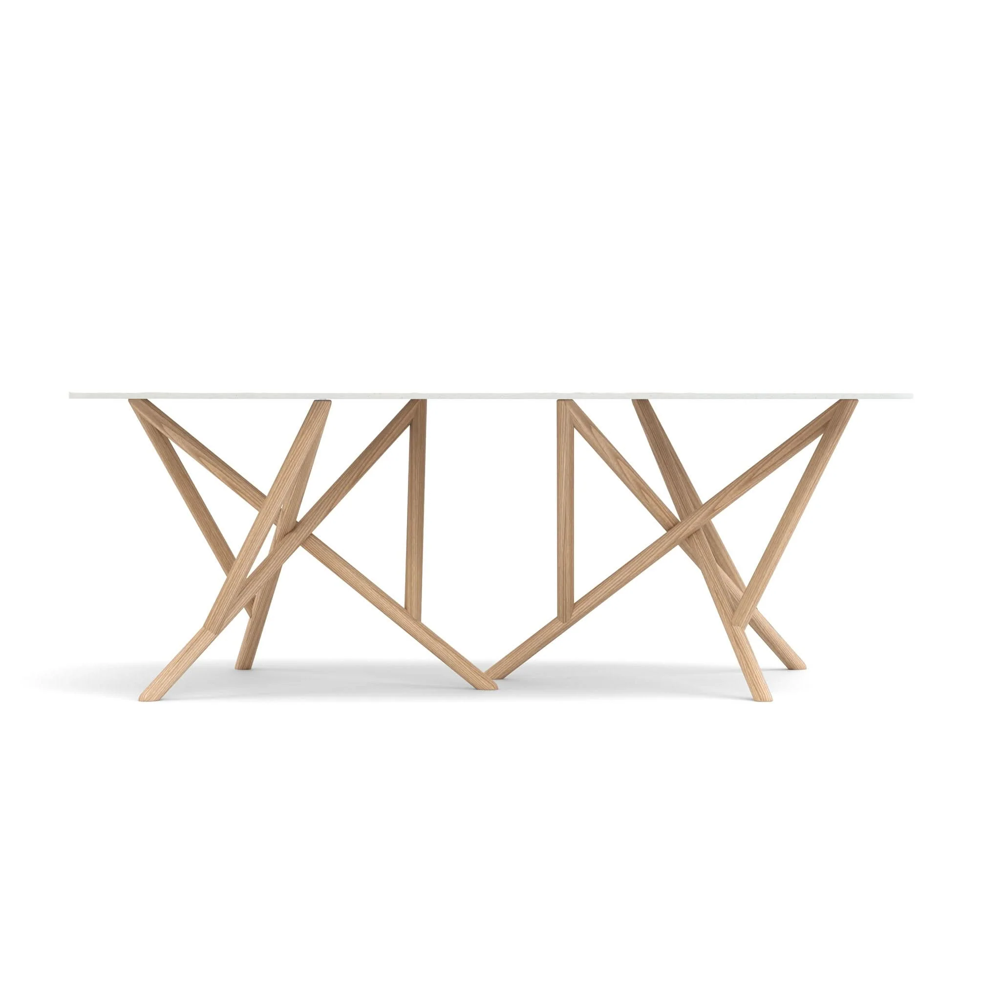 Copeland Baton Sintered Stone Boat Shaped Top Table - Image 18