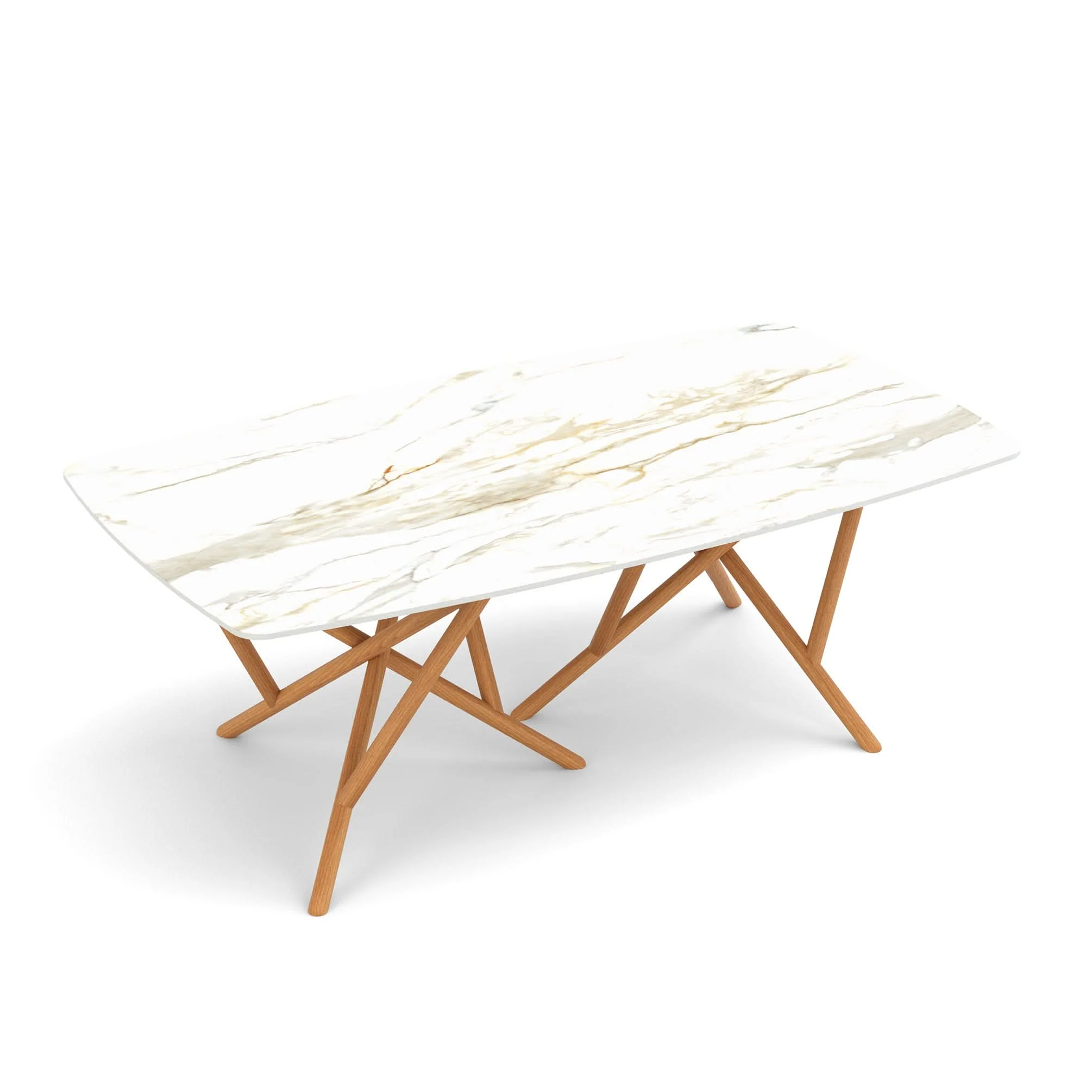Copeland Baton Sintered Stone Boat Shaped Top Table - Image 3