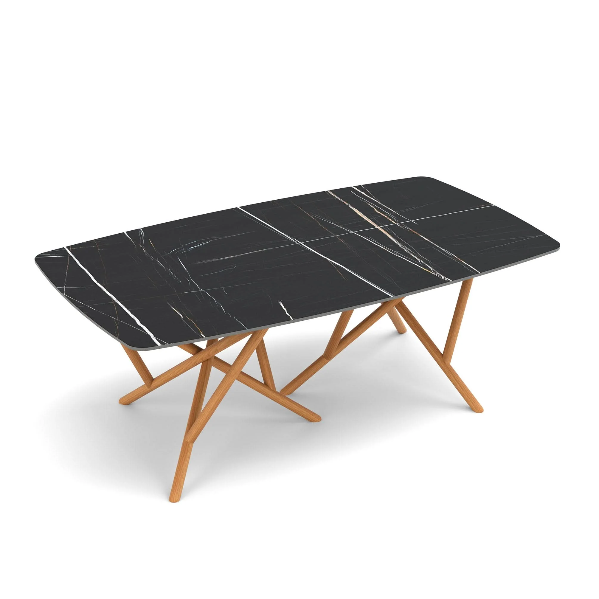 Copeland Baton Sintered Stone Boat Shaped Top Table - Image 5