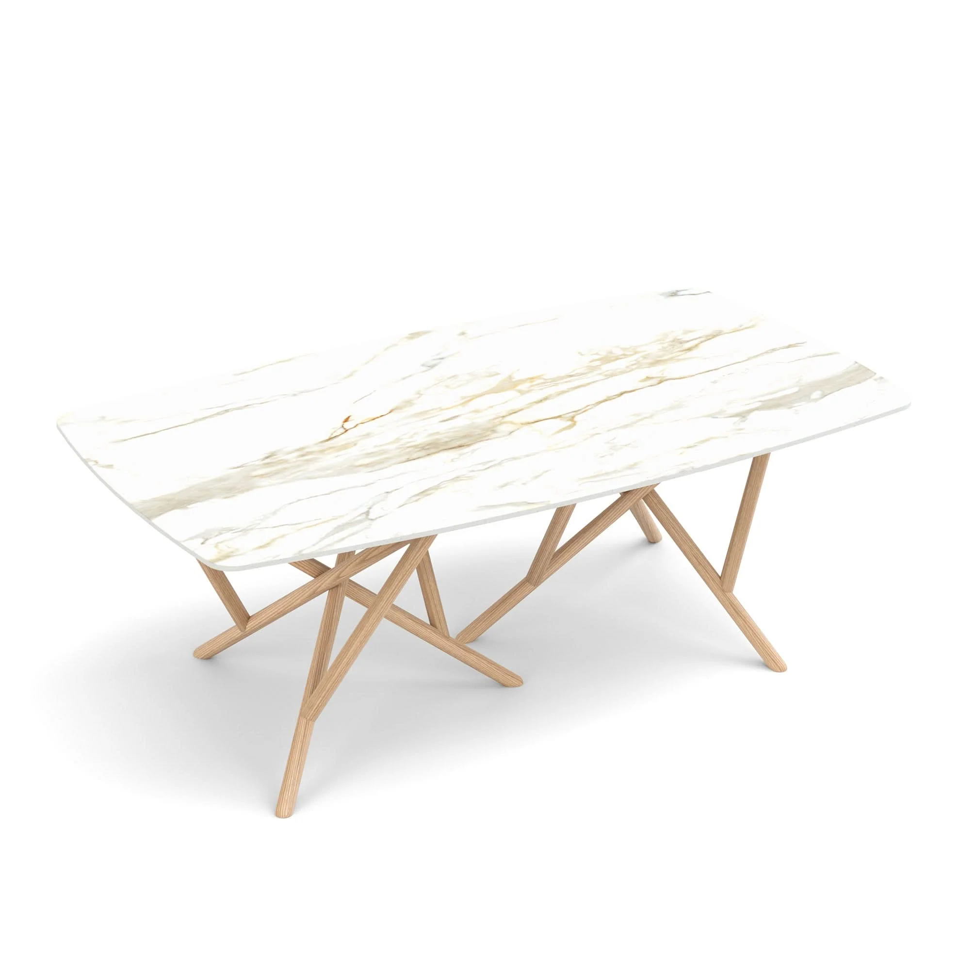 Copeland Baton Sintered Stone Boat Shaped Top Table - Image 6