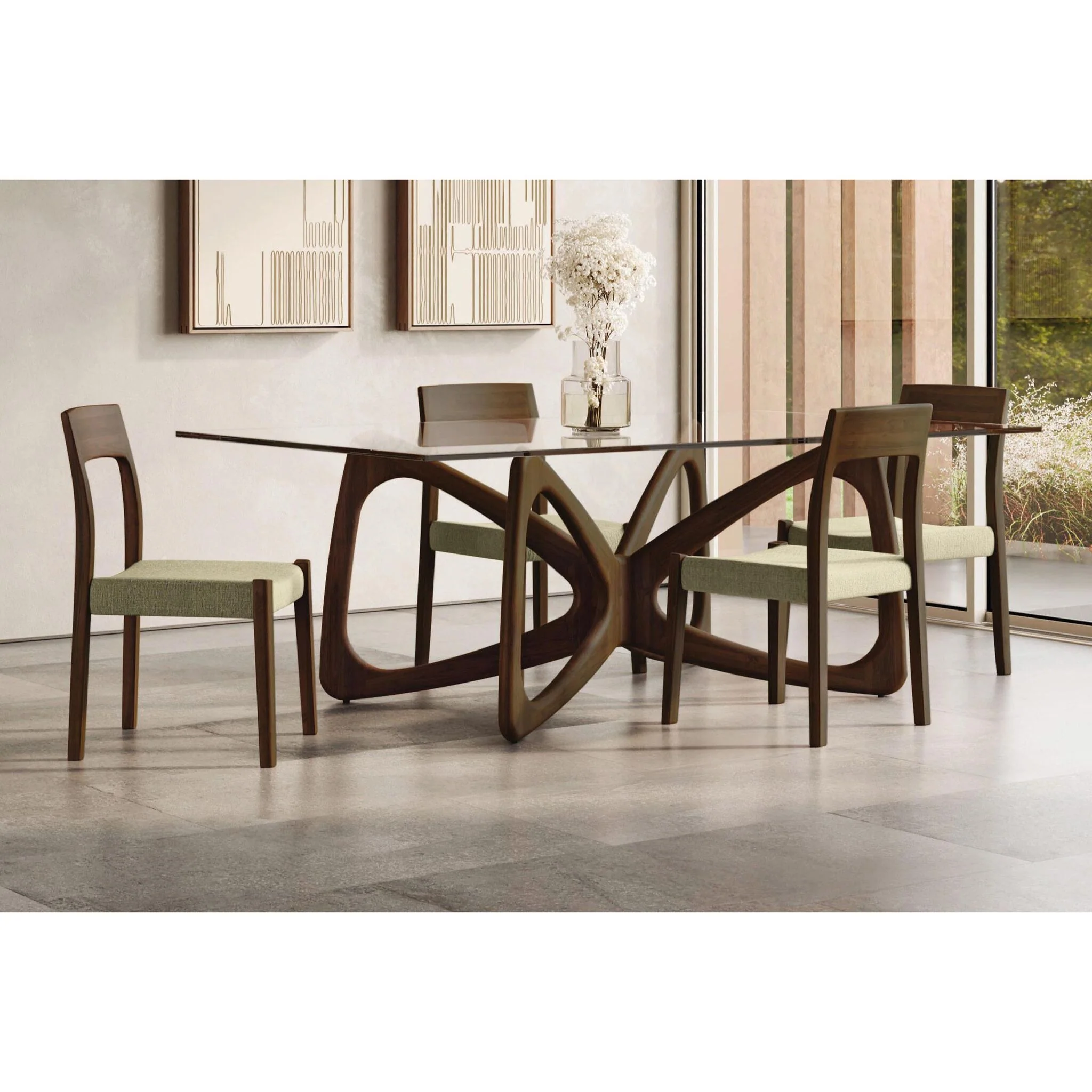 Copeland Butterfly Glass Top Table - Image 3