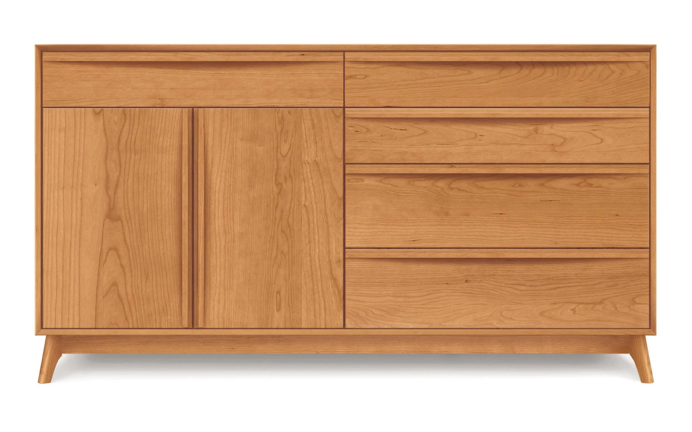 Copeland Catalina 4 Drawers with 1 Drawer Over 2 Doors Dresser - Image 2