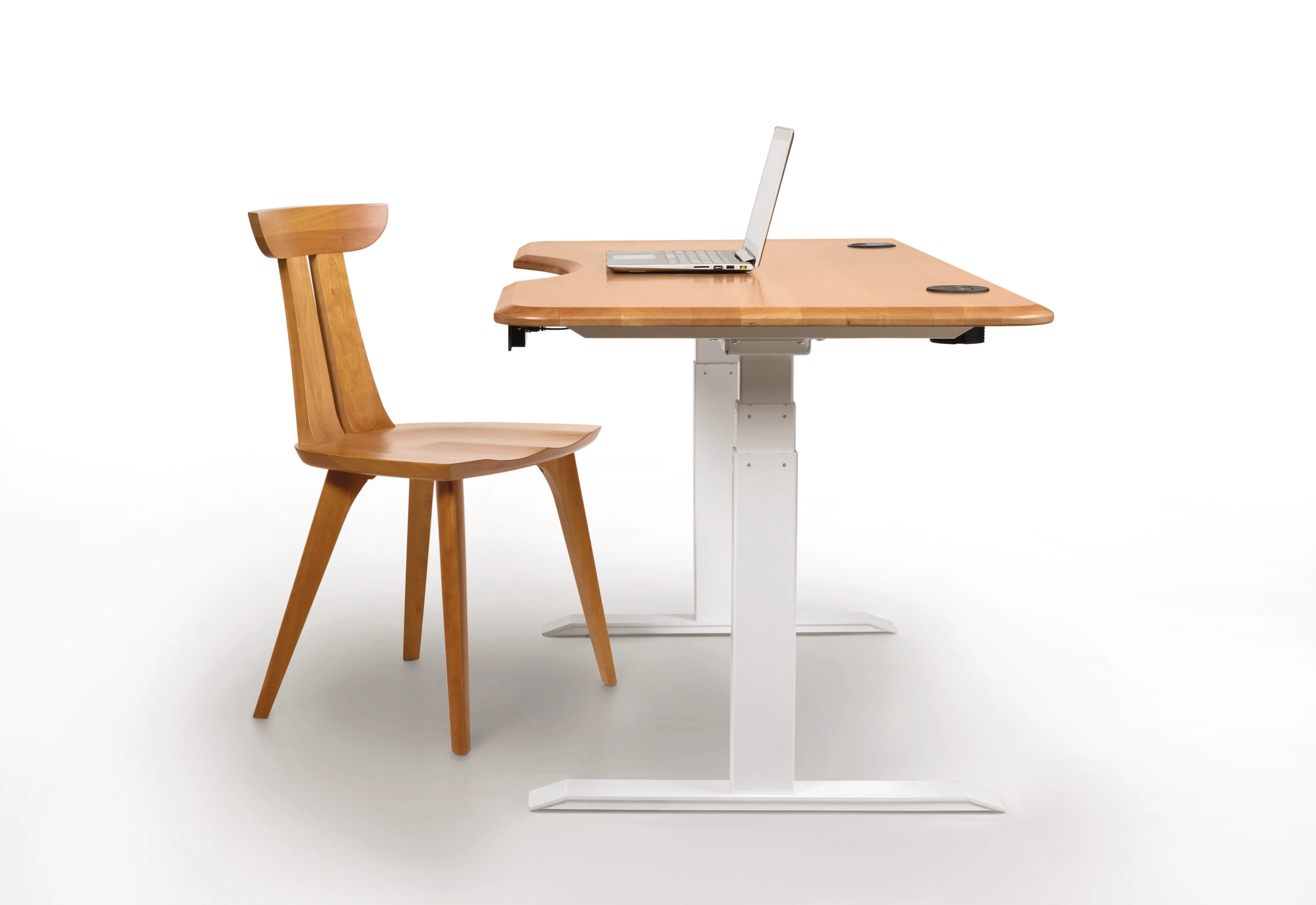 Copeland Invigo Executive Sit-Stand Desk Oak - Image 10