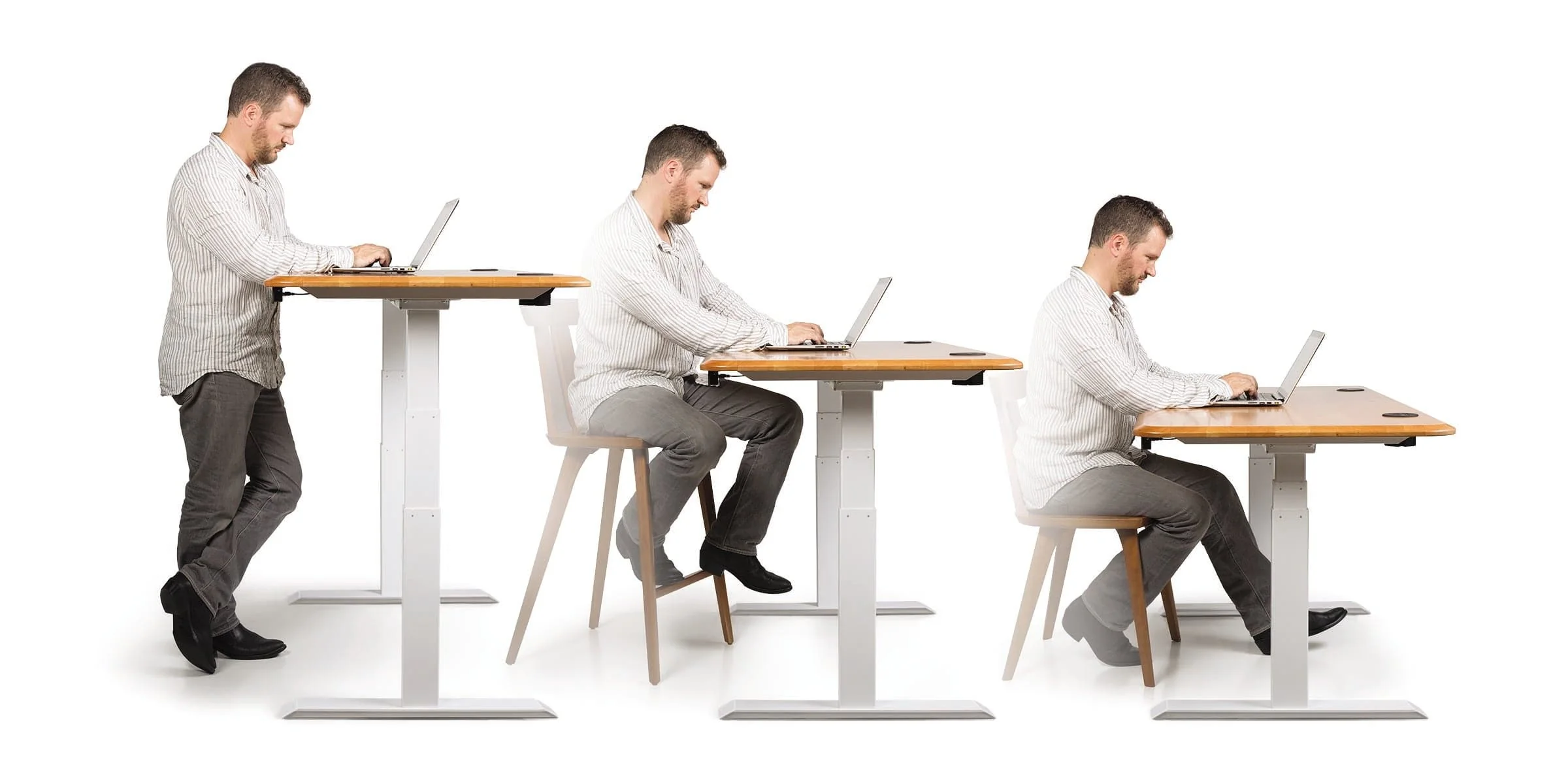 Copeland Invigo Executive Sit-Stand Desk Walnut - Image 5