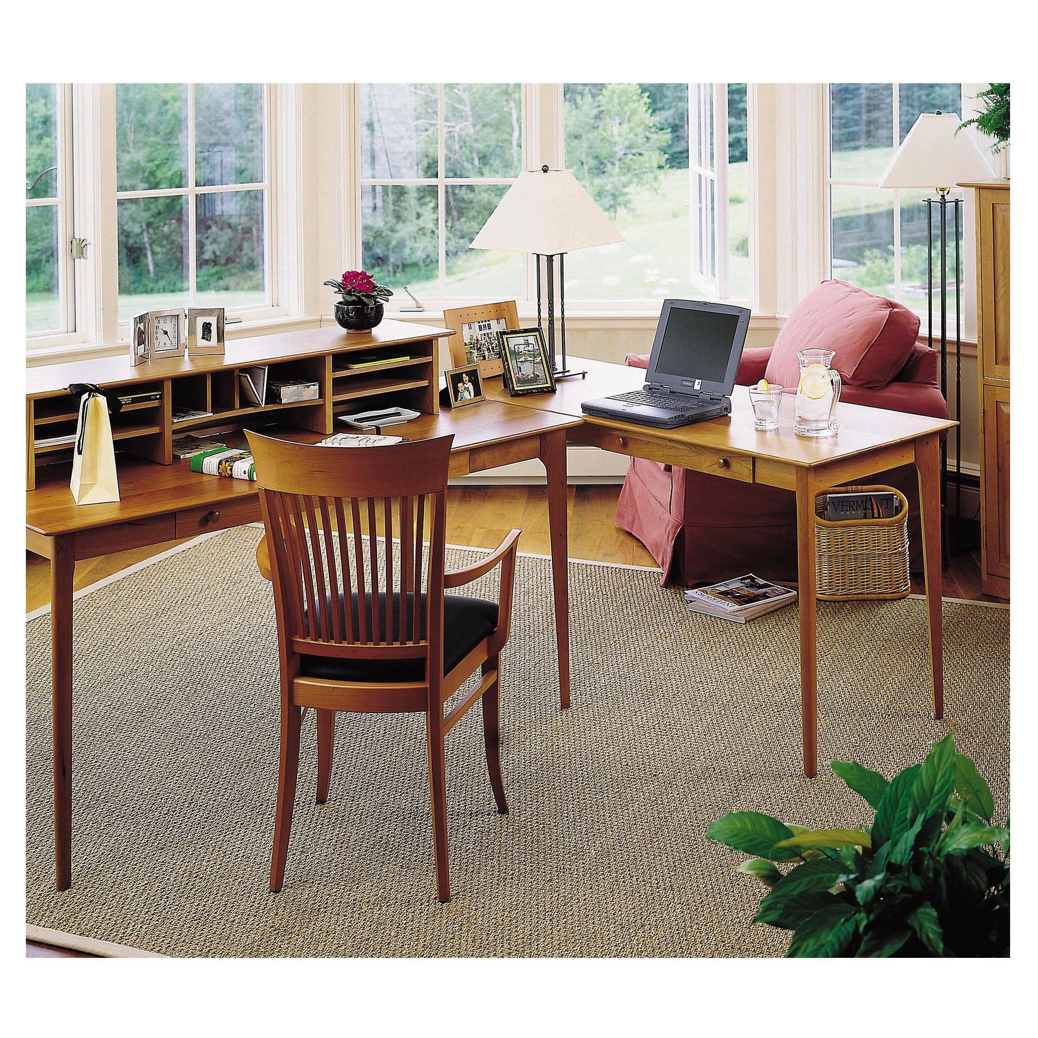 Copeland Sarah Secretary desk with keyboard tray - Image 3