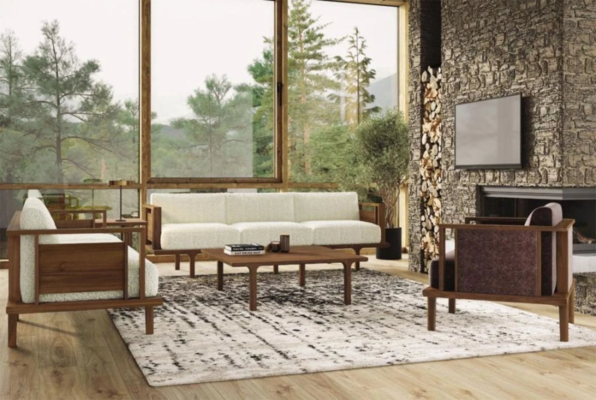 Copeland Sierra Armchair with Upholstered Panels - Image 6