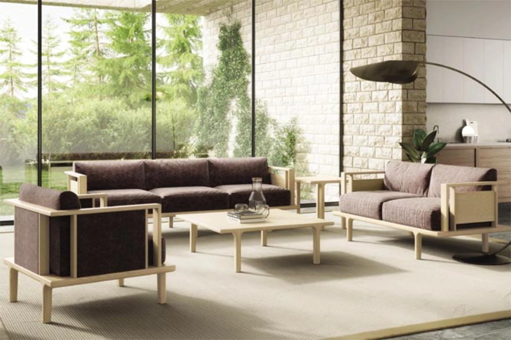 Copeland Sierra Armchair with Wood Panels - Image 10