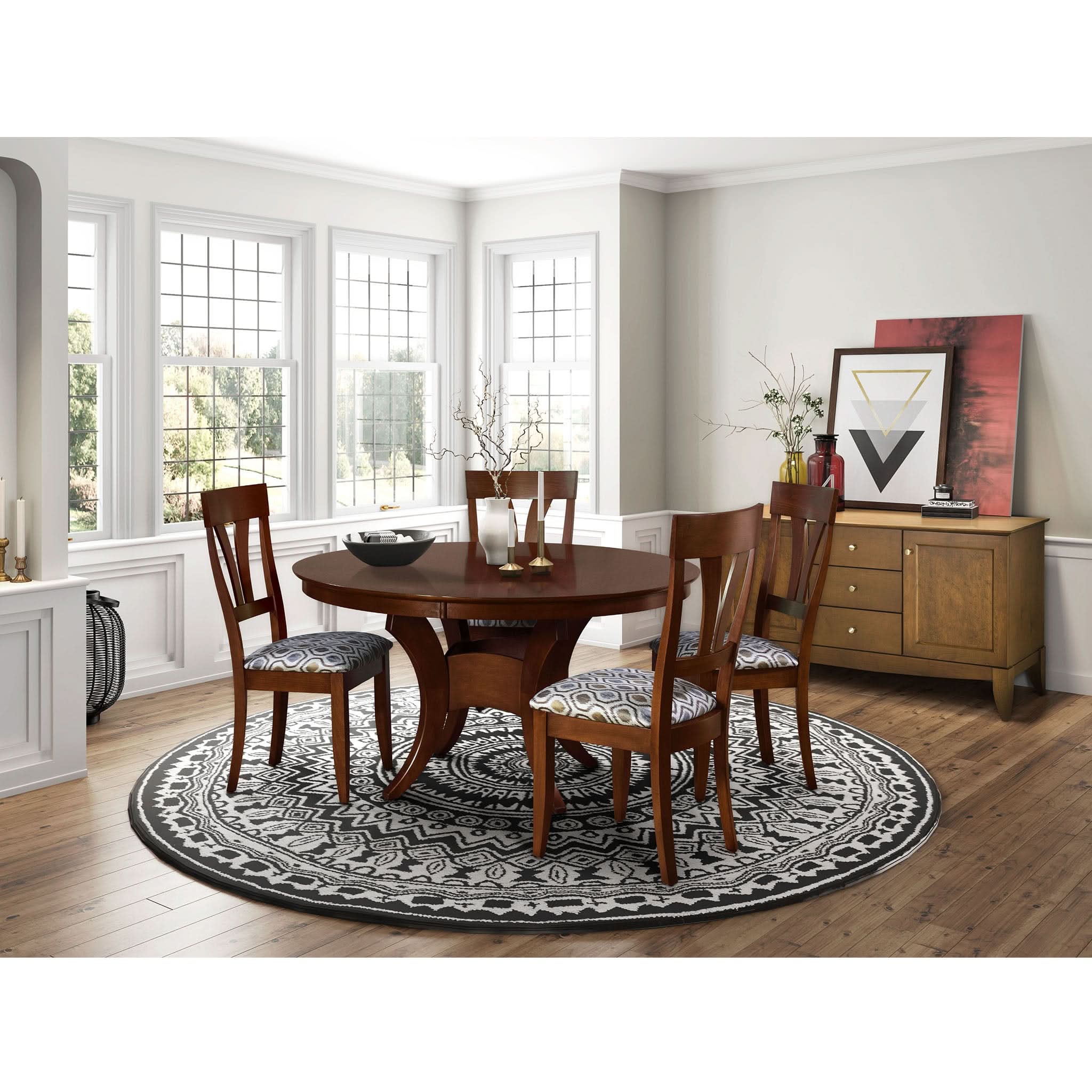Crescent Round Dining Table - Image 3