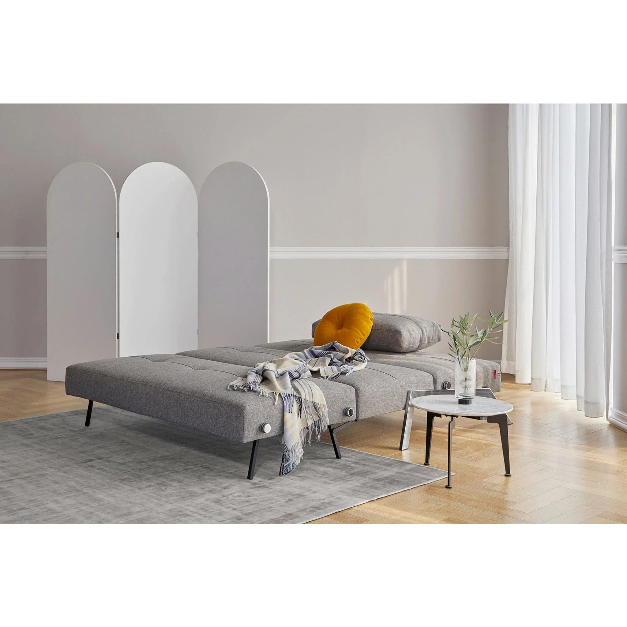 Cubed Full Size Sofa Bed With Chrome Legs - Image 13