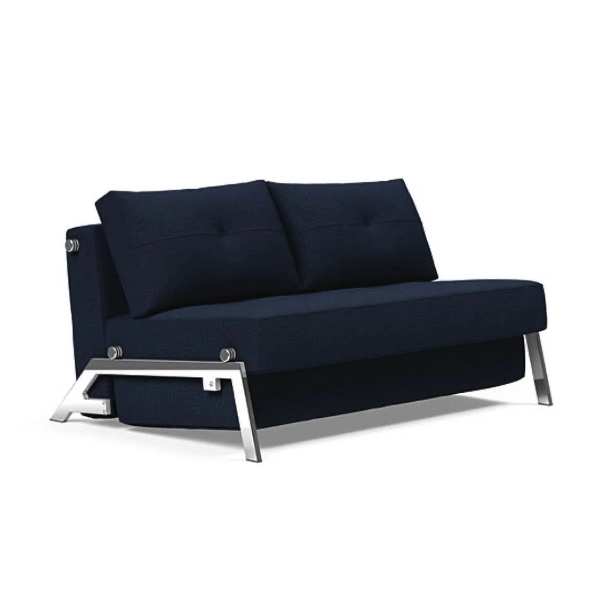 Cubed Full Size Sofa Bed With Chrome Legs - Image 36