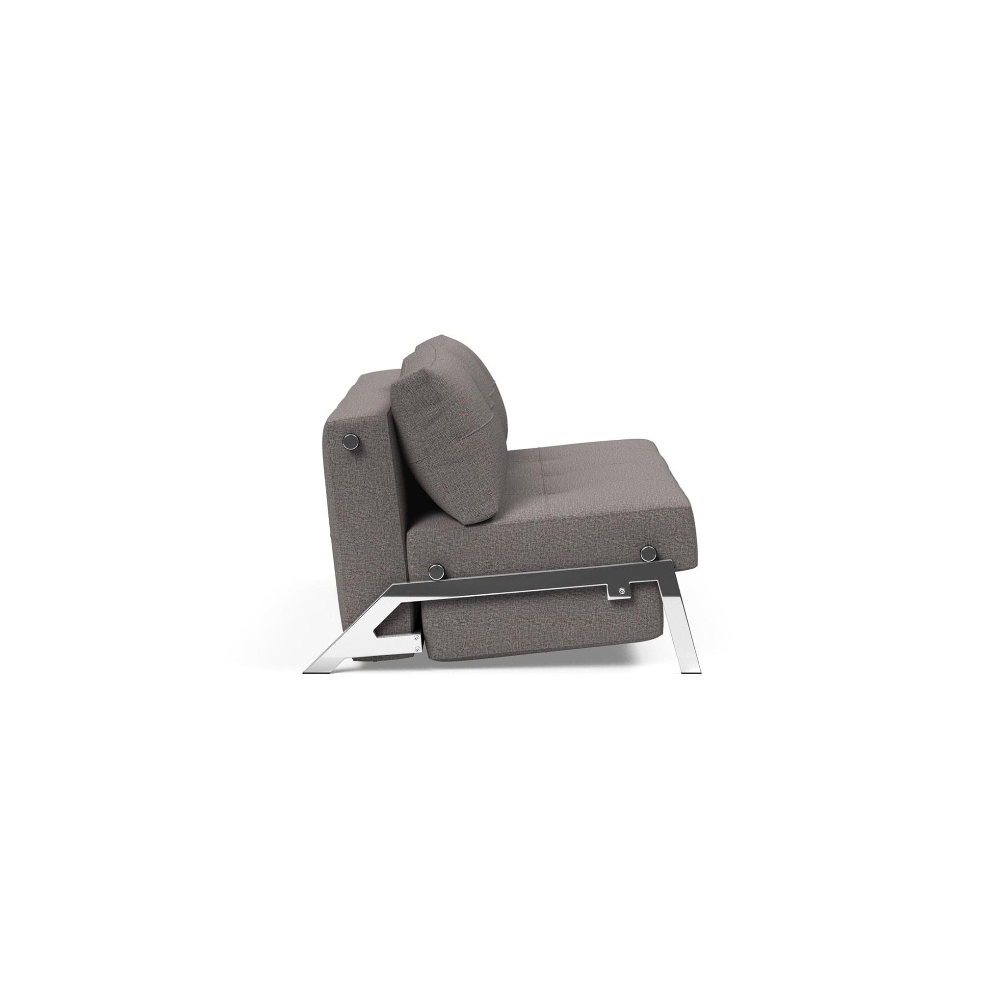 Cubed Full Size Sofa Bed With Chrome Legs - Image 6