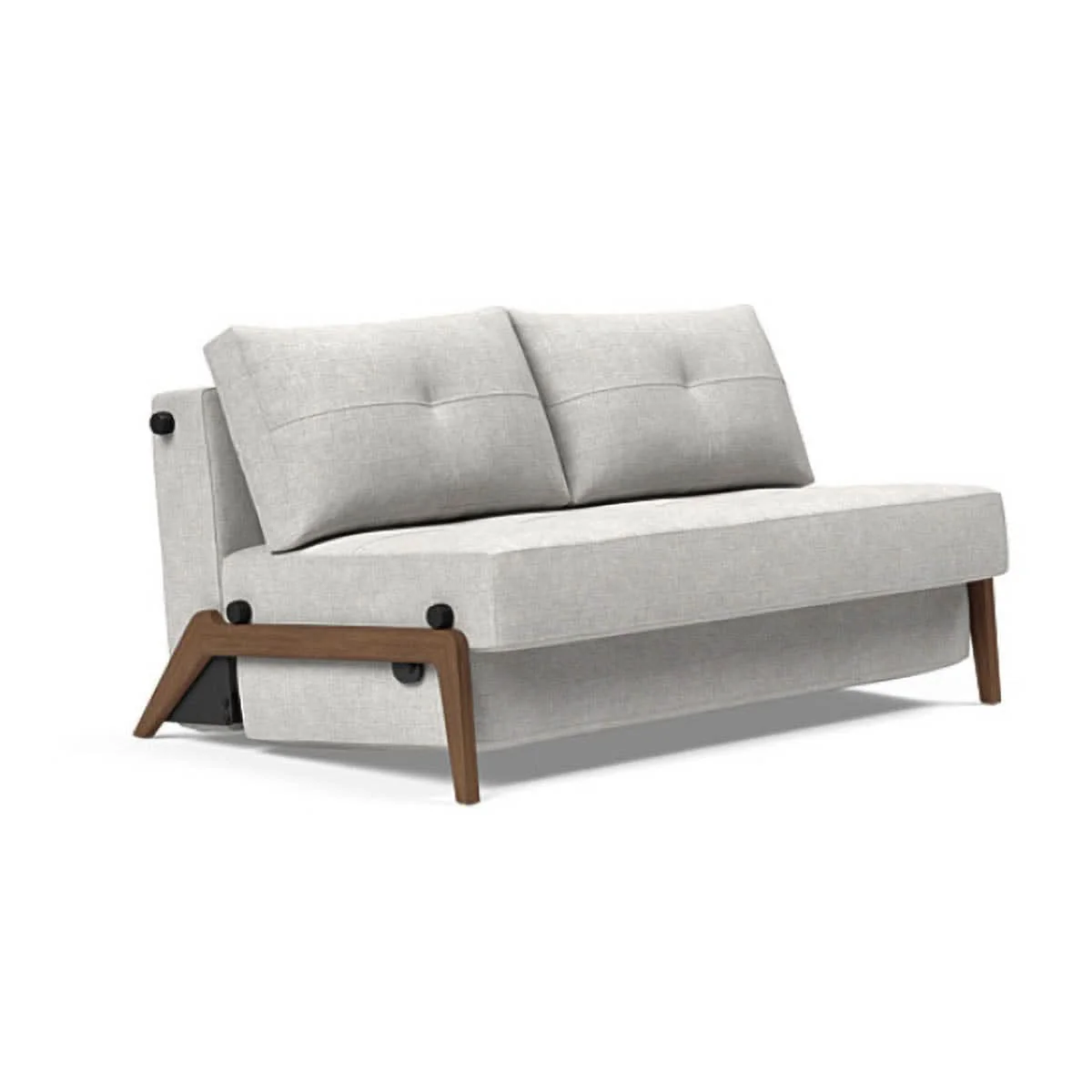 Cubed Full Size Sofa Bed With Dark Wood Legs - Image 15