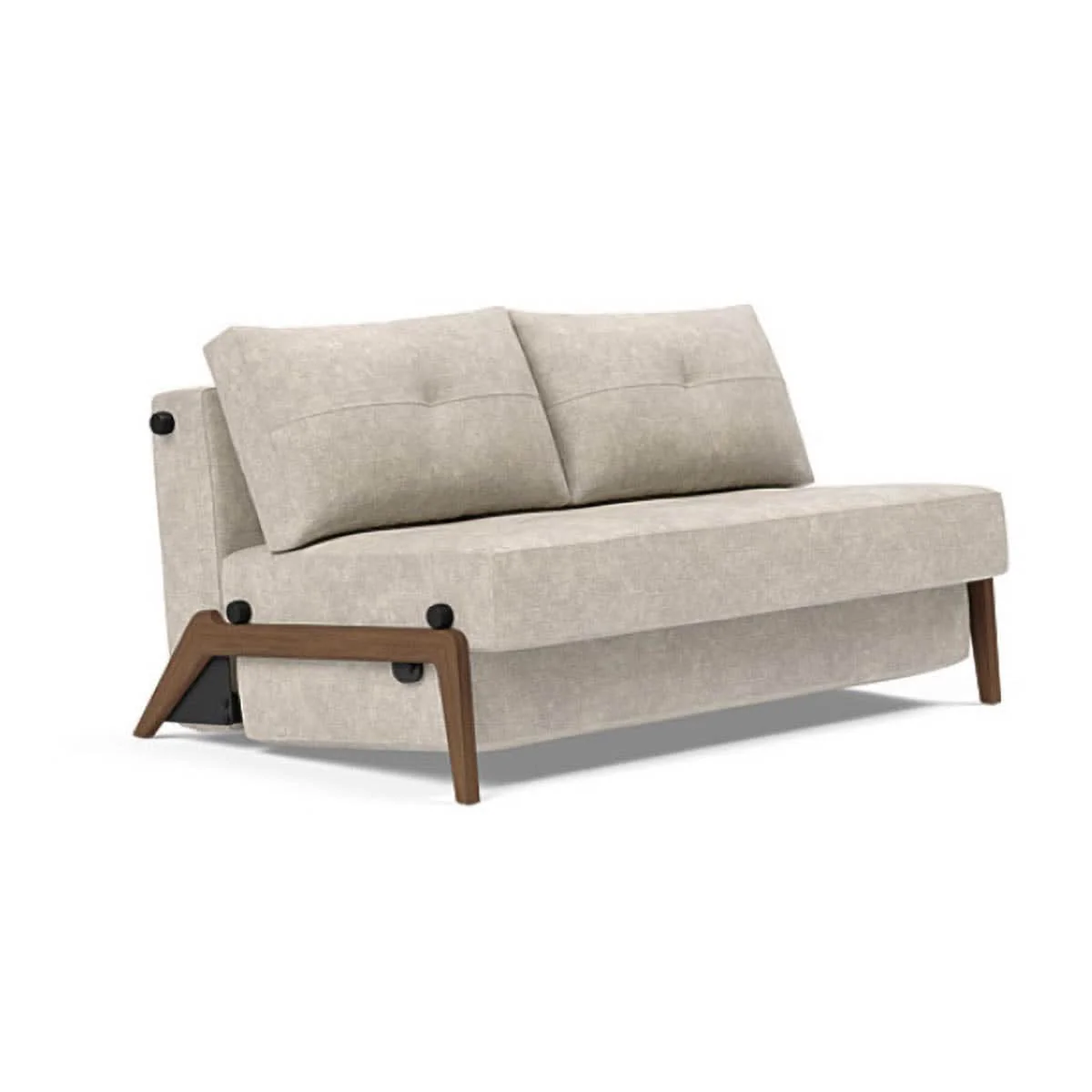 Cubed Full Size Sofa Bed With Dark Wood Legs - Image 18