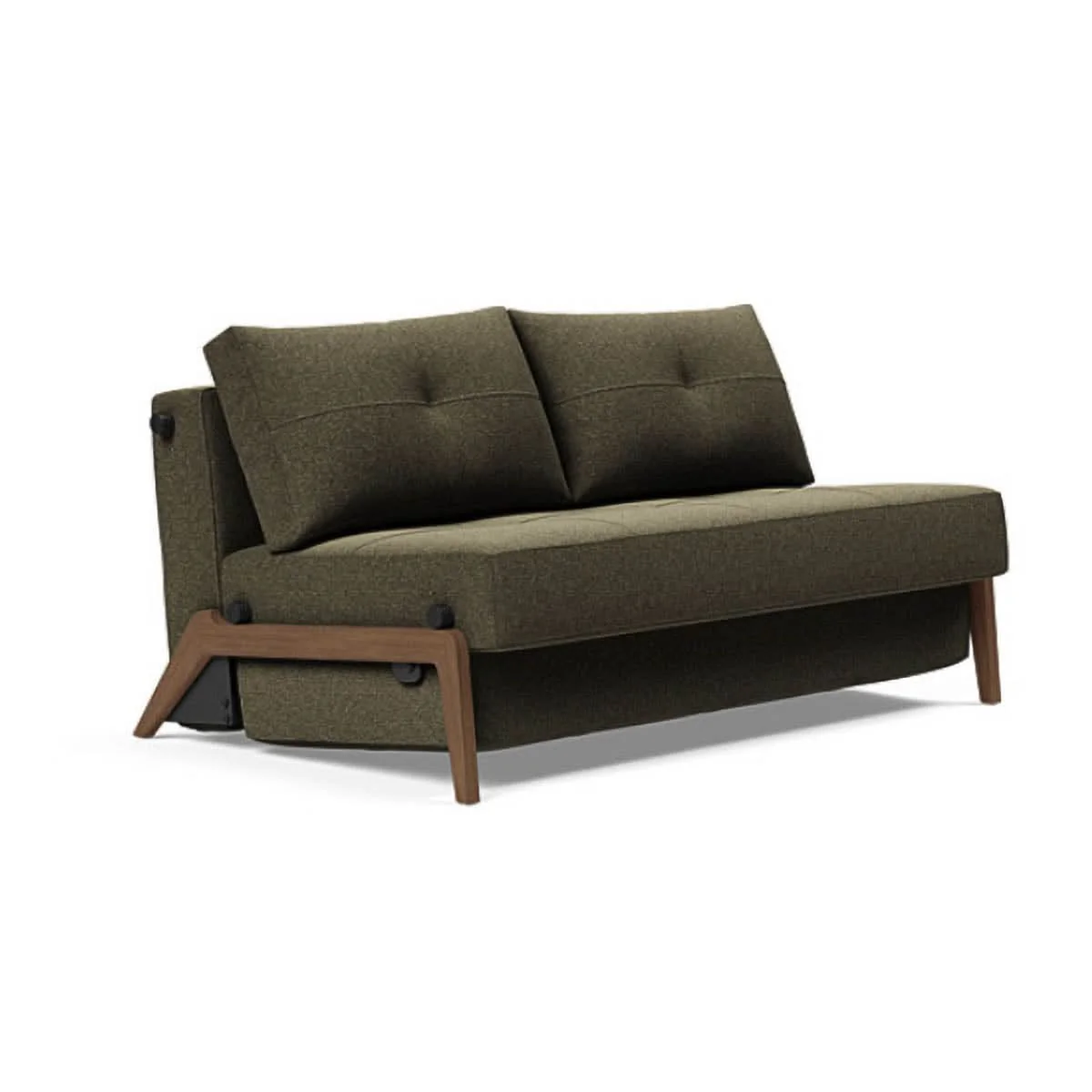 Cubed Full Size Sofa Bed With Dark Wood Legs - Image 22