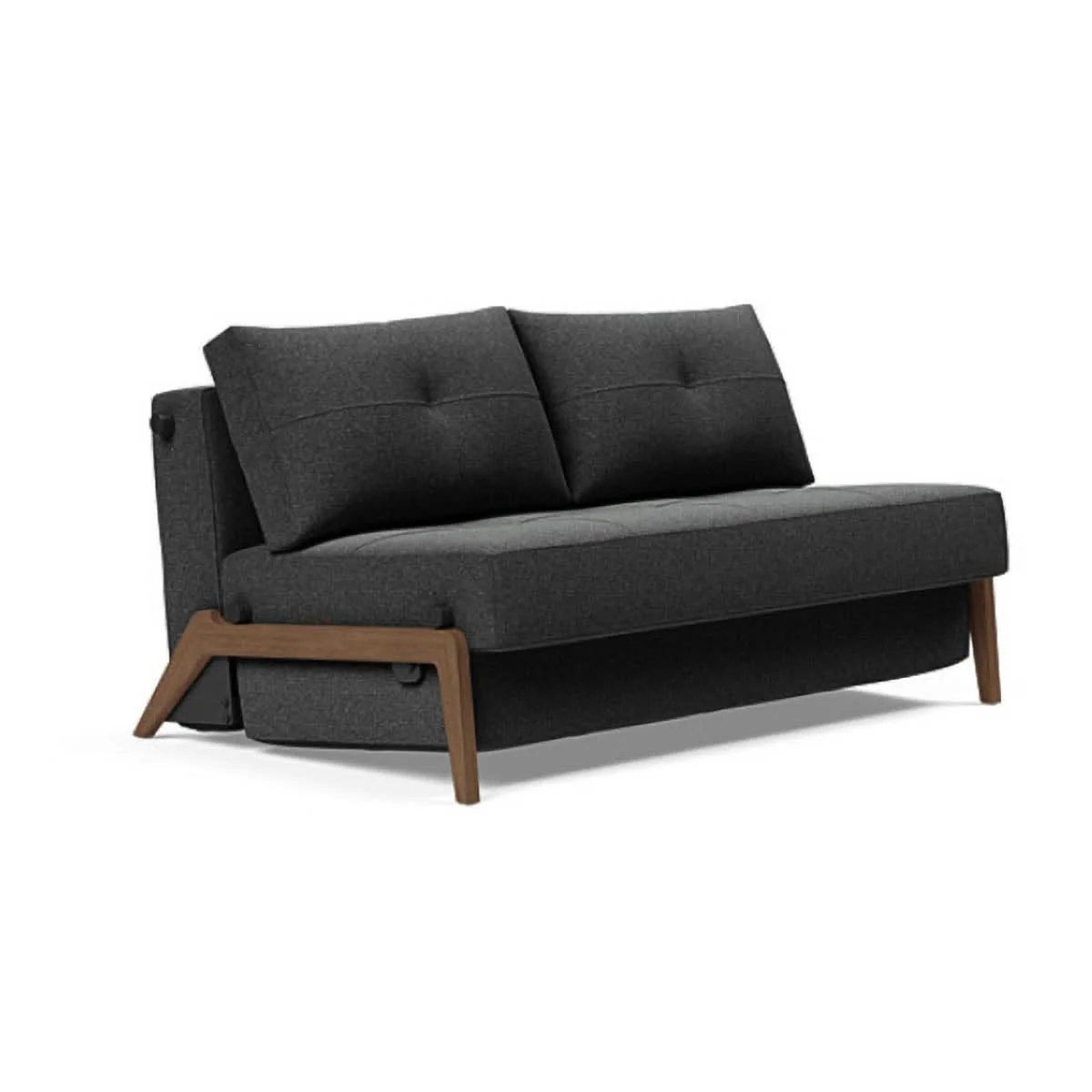 Cubed Full Size Sofa Bed With Dark Wood Legs - Image 26