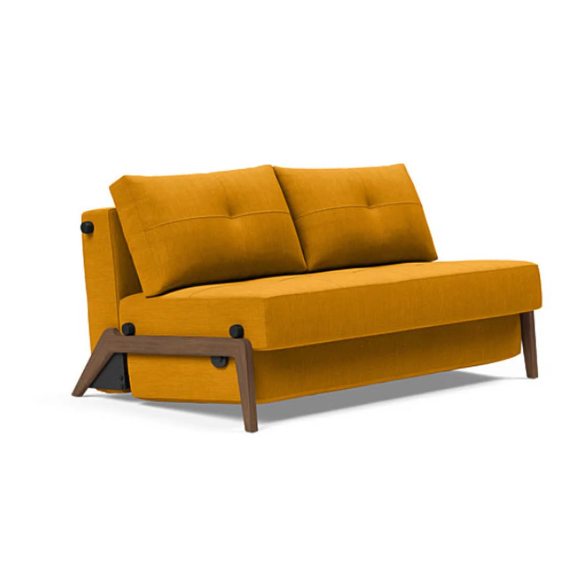 Cubed Full Size Sofa Bed With Dark Wood Legs - Image 27
