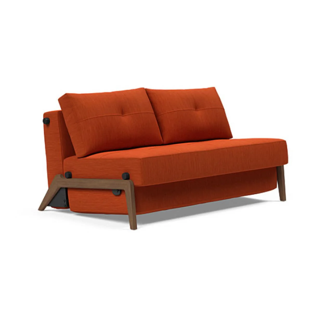 Cubed Full Size Sofa Bed With Dark Wood Legs - Image 28