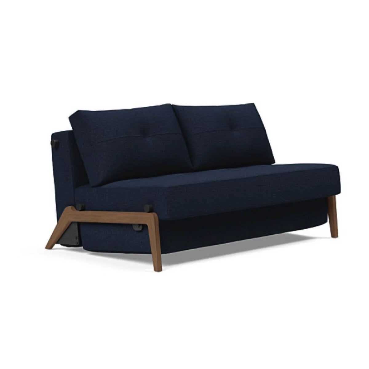Cubed Full Size Sofa Bed With Dark Wood Legs - Image 35