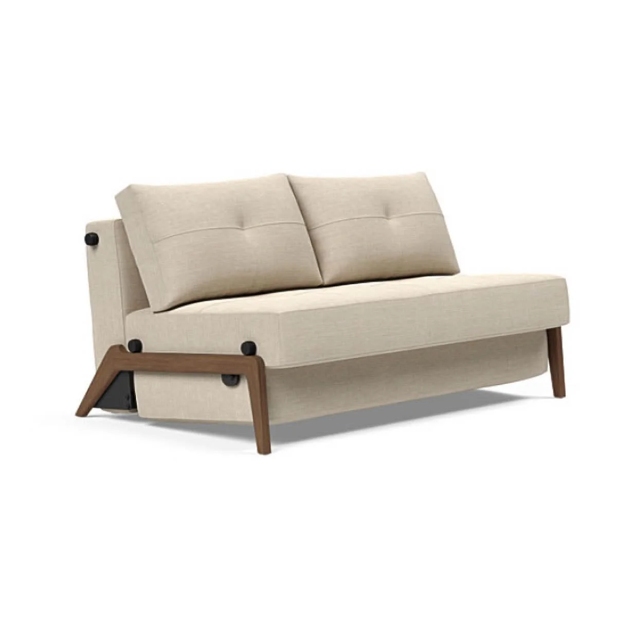 Cubed Full Size Sofa Bed With Dark Wood Legs - Image 38