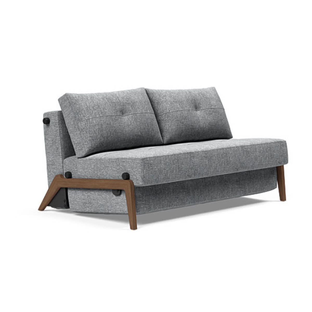 Cubed Full Size Sofa Bed With Dark Wood Legs - Image 43