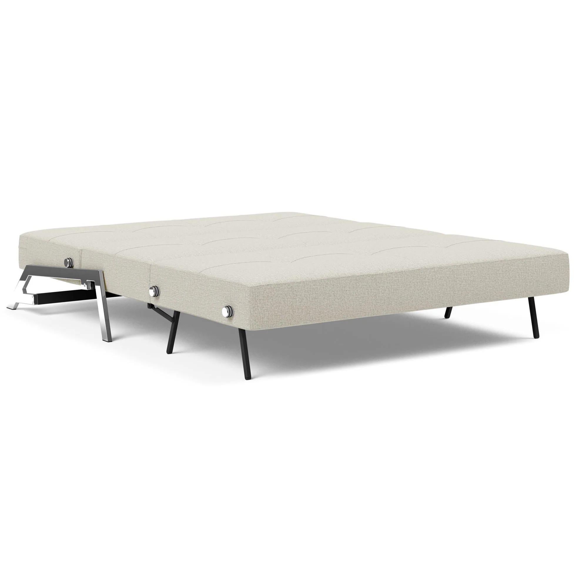 Cubed Queen size Sofa Bed With Chrome Legs - Image 14