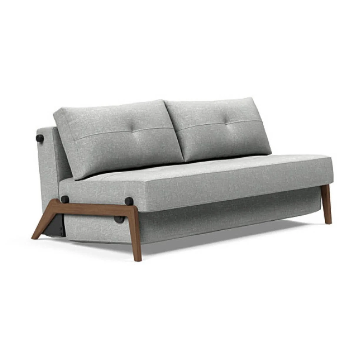 Cubed Queen Size Sofa Bed With Dark Wood Legs - Image 31