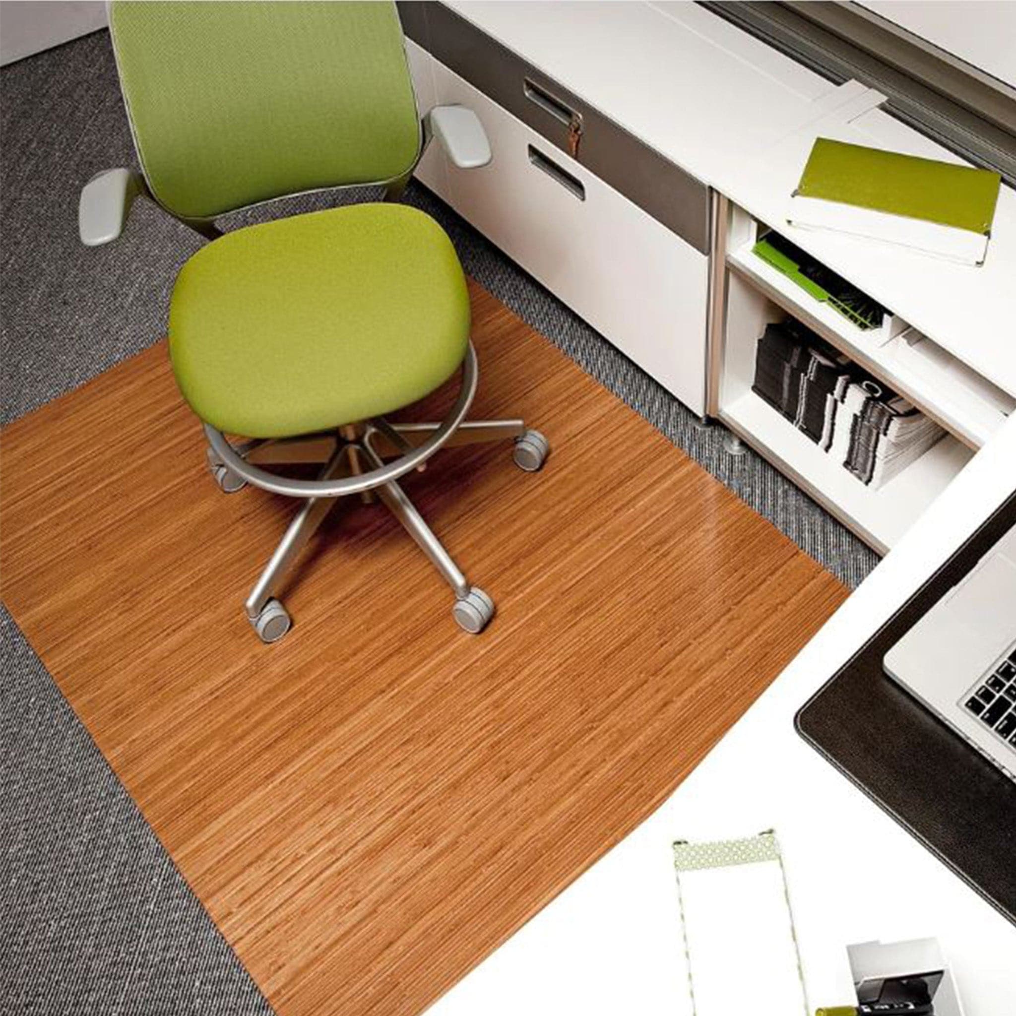 Deluxe Bamboo Chair Mat - Image 4