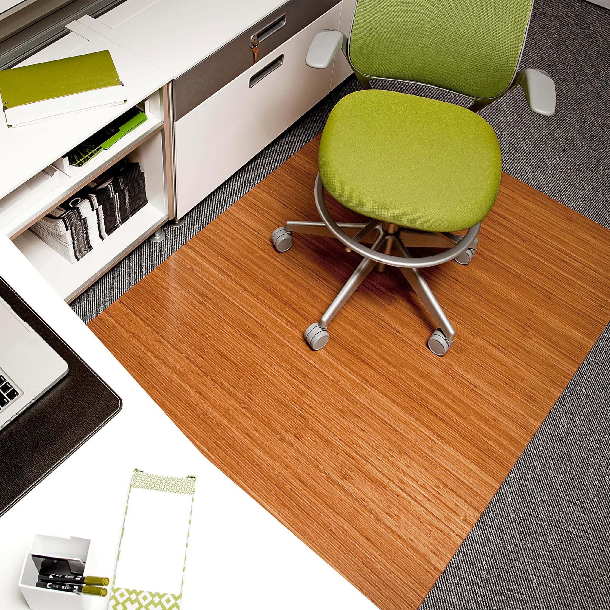 Deluxe Bamboo Chair Mat - Image 6