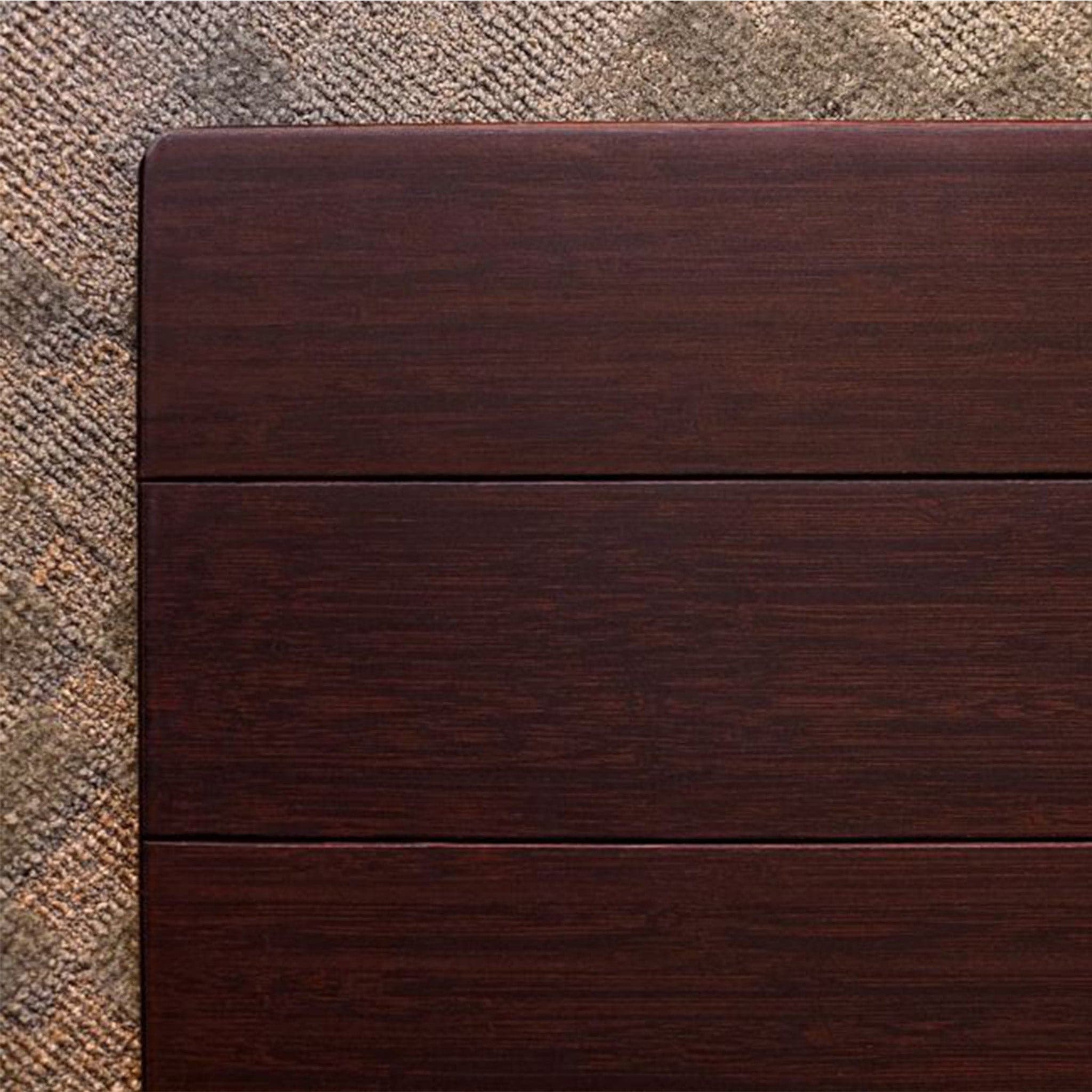 Deluxe Bamboo Chair Mat with Lip - Image 7