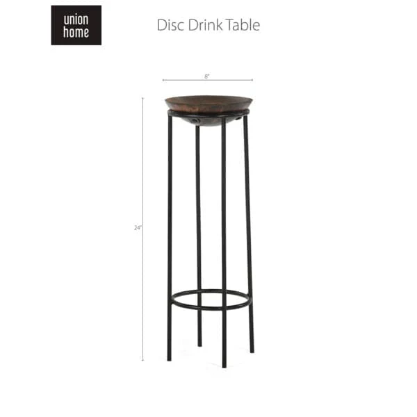 Disc Drink Table - Image 5
