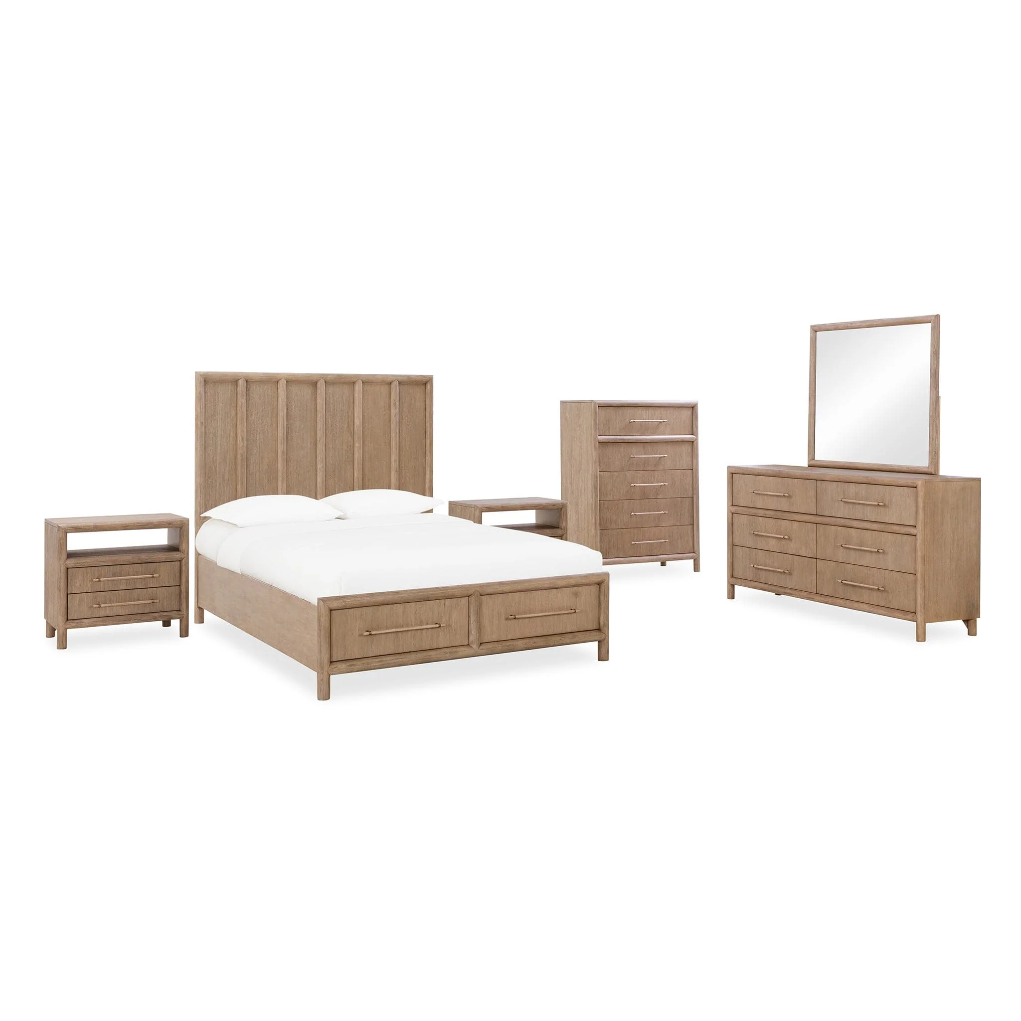 Dorsey 2 Drawer Nightstand with USB - Image 11