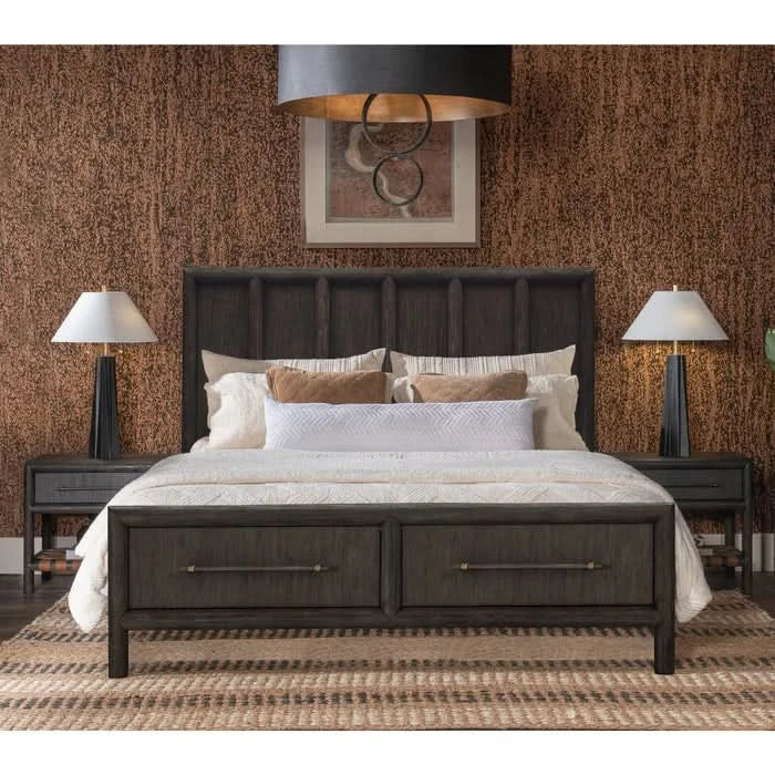 Dorsey Wooden Panel Storage Bed - Image 4