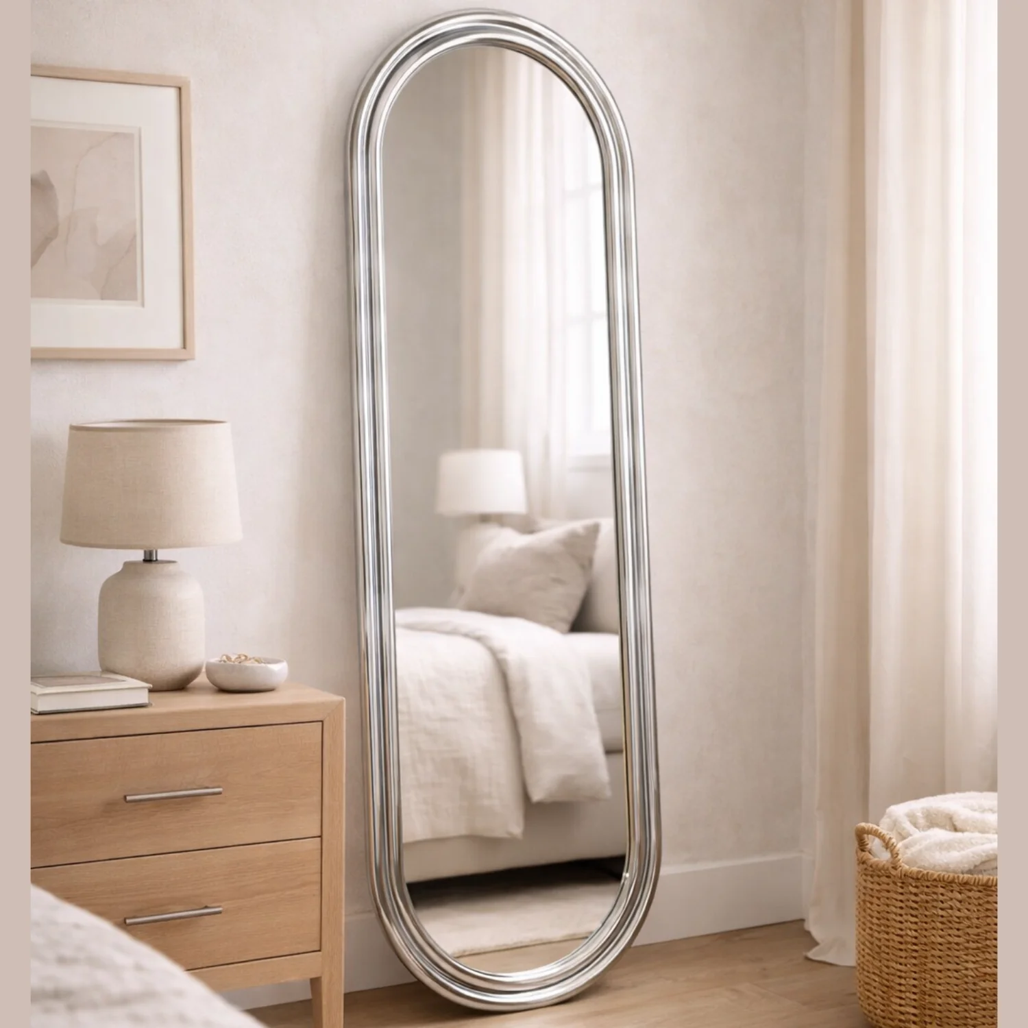 Dune Metallic Floor Mirror - Image 4