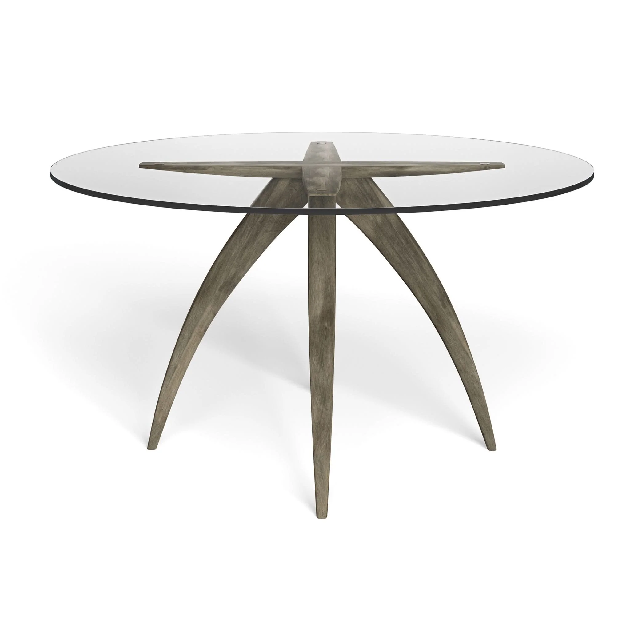 Ella Glass Round Dining Table - Image 2